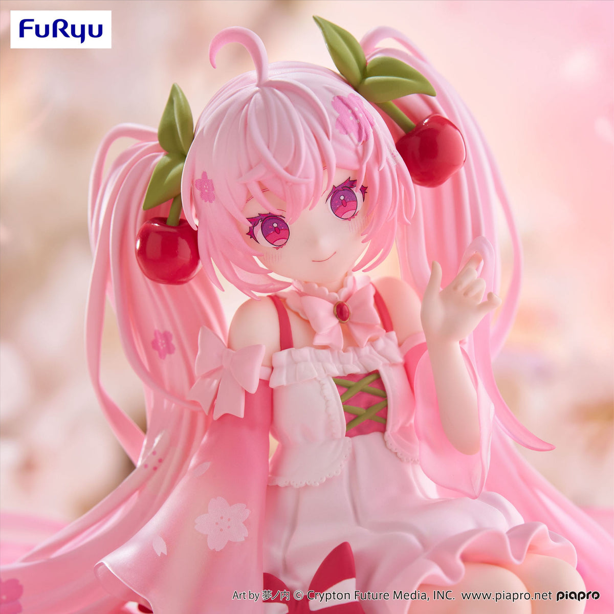 Hatsune Miku - Sakura Miku 2025 - Tapón de fideos figura (Furyu)