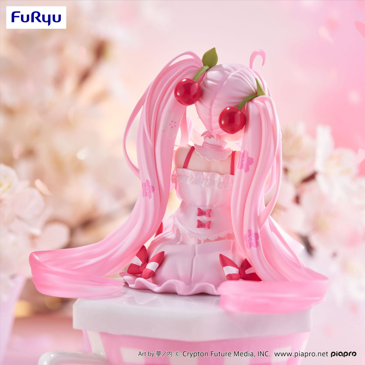 Hatsune Miku - Sakura Miku 2025 - Tapón de fideos figura (Furyu)