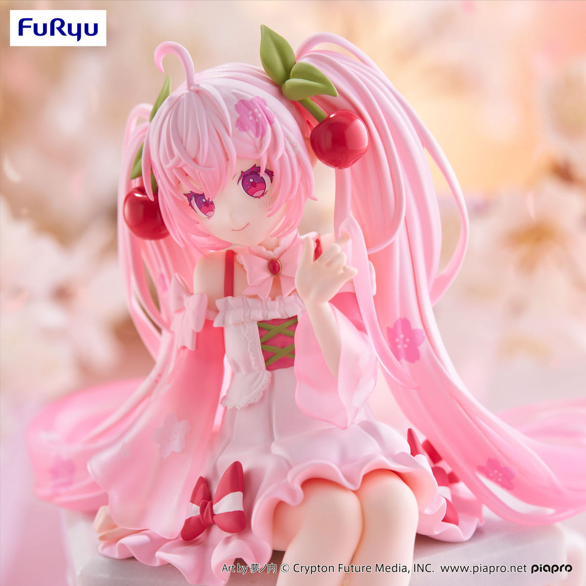 Hatsune Miku - Sakura Miku 2025 - Tapón de fideos figura (Furyu)