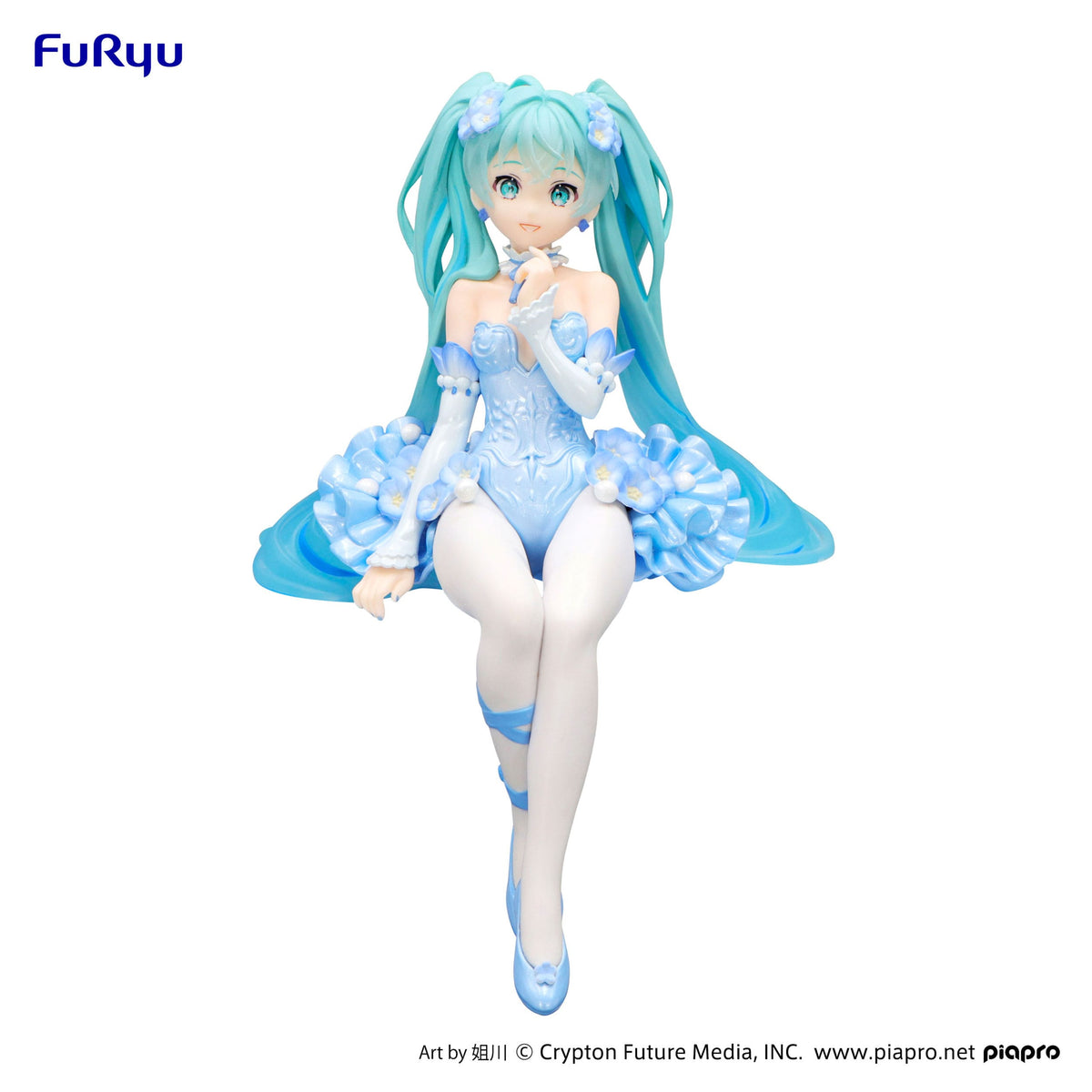 Hatsune Miku - Hada Flor Azul Nemophila - Tapón de Fideos figura (Furyu)