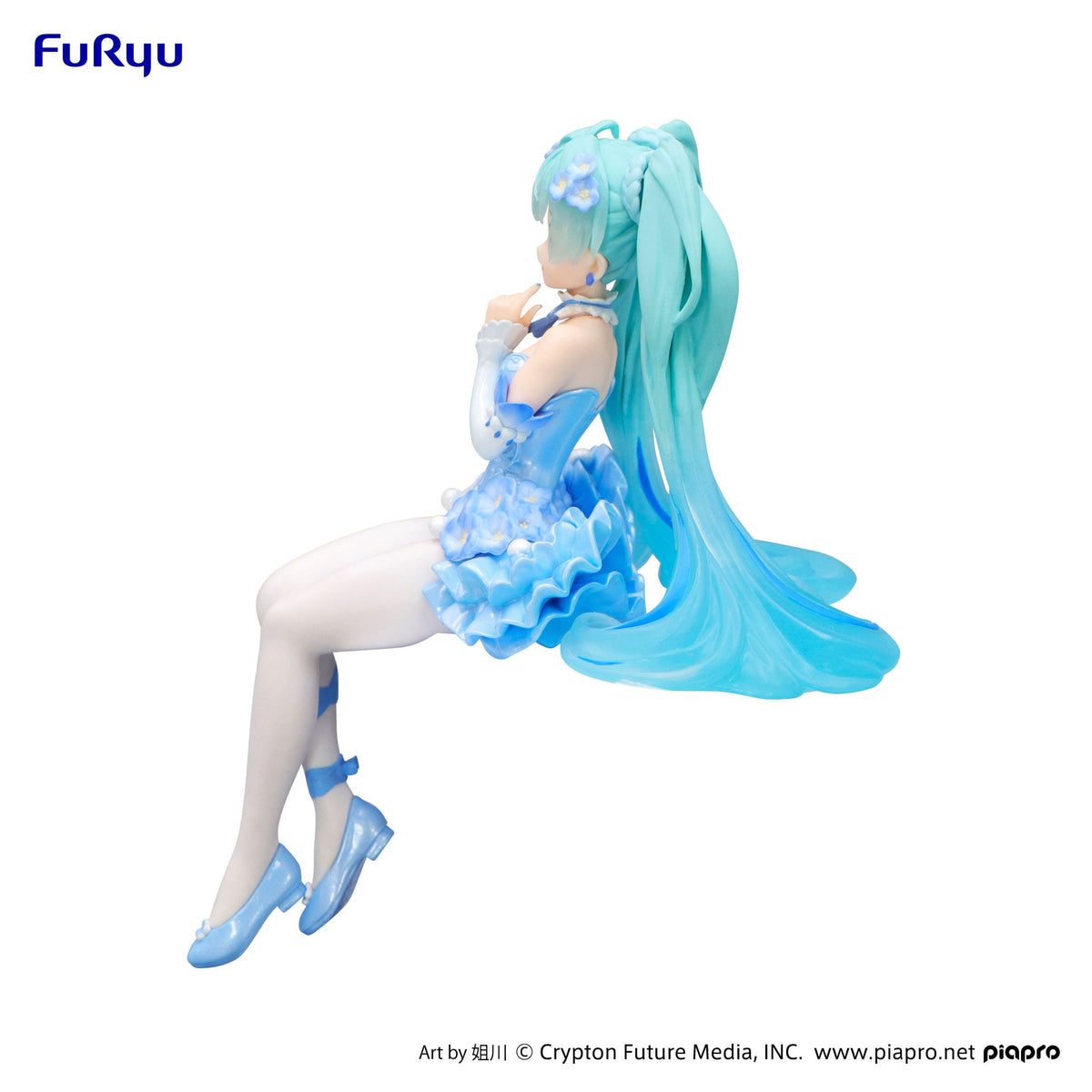 Hatsune Miku - Hada Flor Azul Nemophila - Tapón de Fideos figura (Furyu)