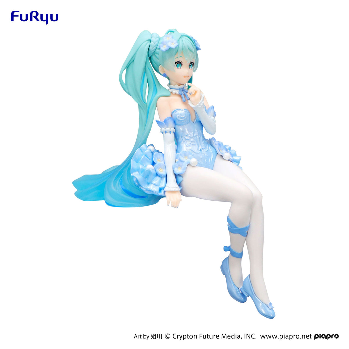 Hatsune Miku - Hada Flor Azul Nemophila - Tapón de Fideos figura (Furyu)