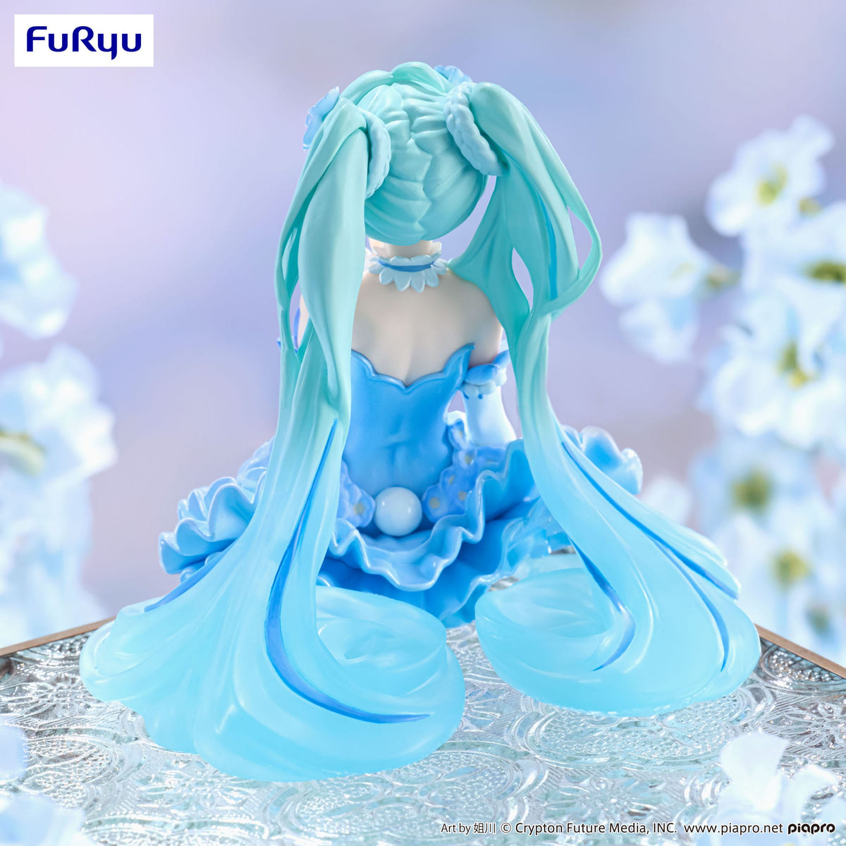 Hatsune Miku - Hada Flor Azul Nemophila - Tapón de Fideos figura (Furyu)