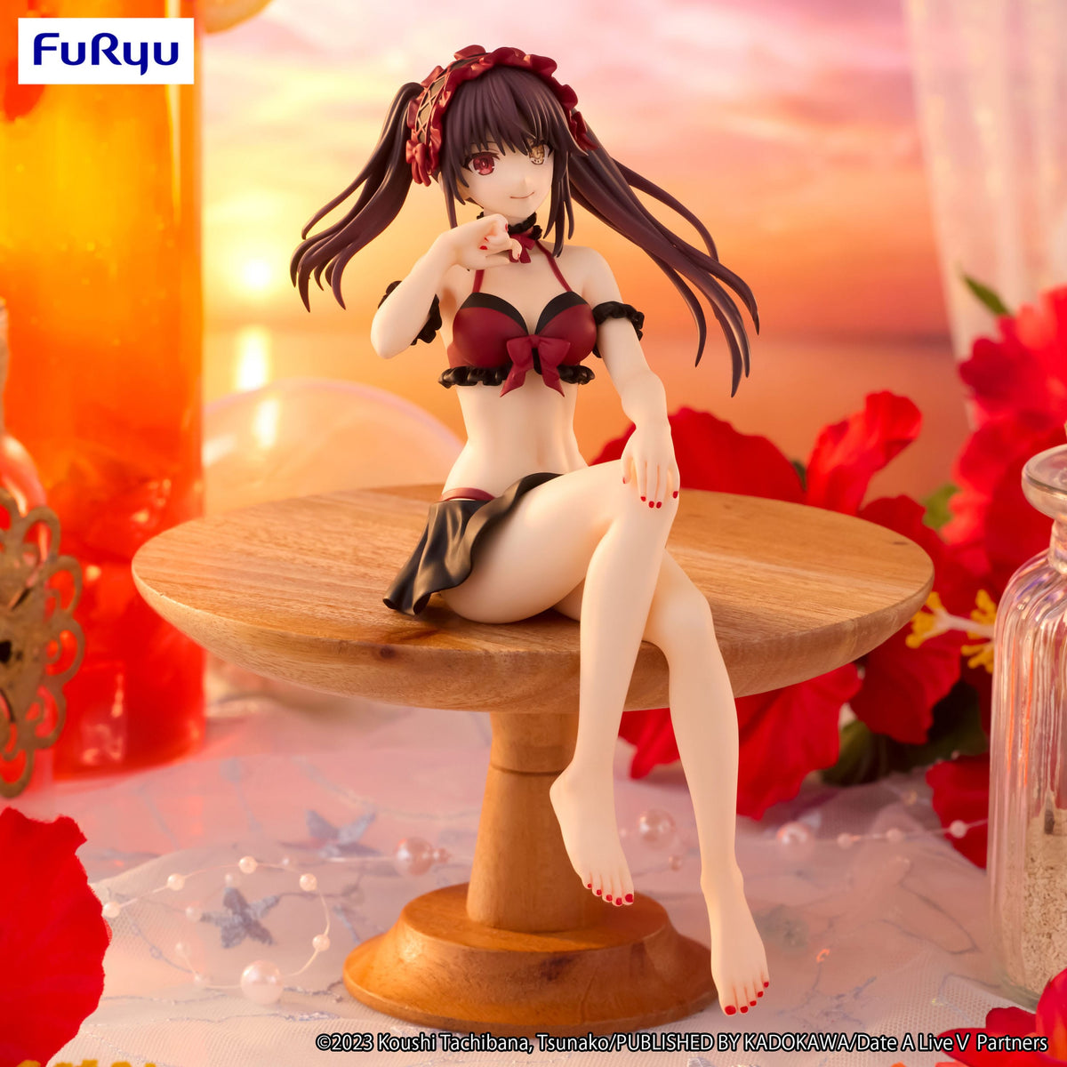 Date A Live - Kurumi Tokisaki - Swimsuit Noodle Stopper Figur (Furyu)