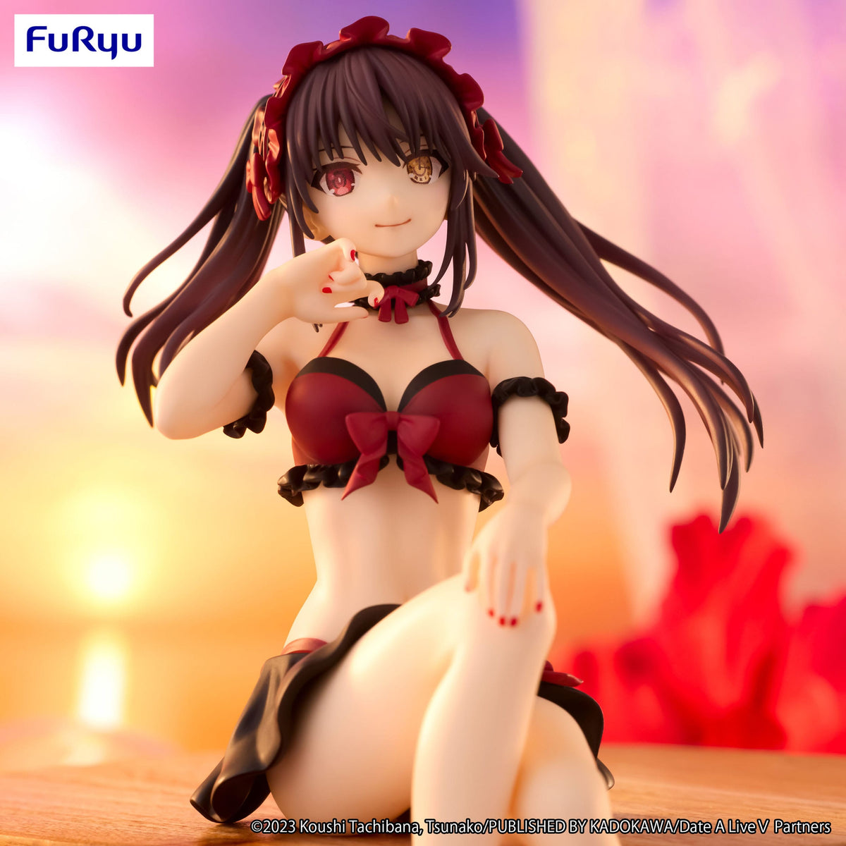 Date A Live - Kurumi Tokisaki - Traje de baño Tapón de fideos figura (Furyu)