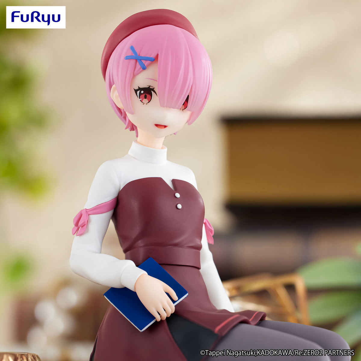 Re:Zero - Ram - Book Girl Noodle Stopper Figur (Furyu)