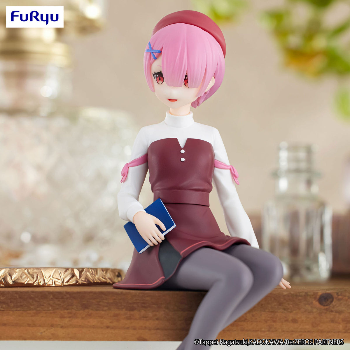 Re:Zero - Ram - Book Girl Noodle Stopper Figur (Furyu)