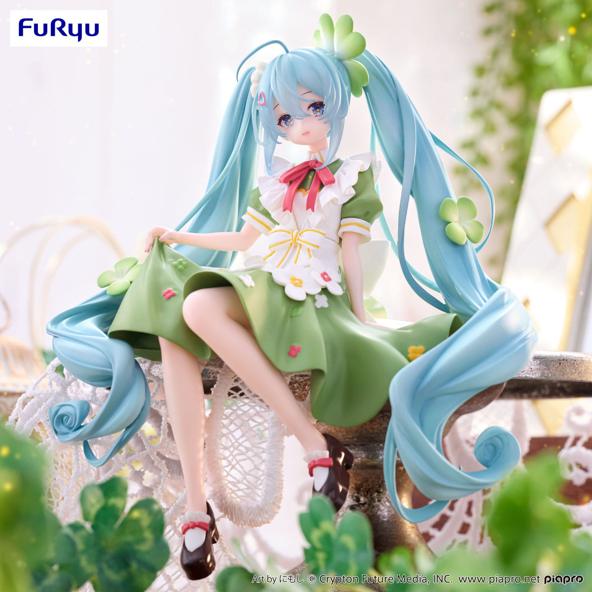 Hatsune Miku - Flower Fairy Clover - Tapón de fideos figura (Furyu)