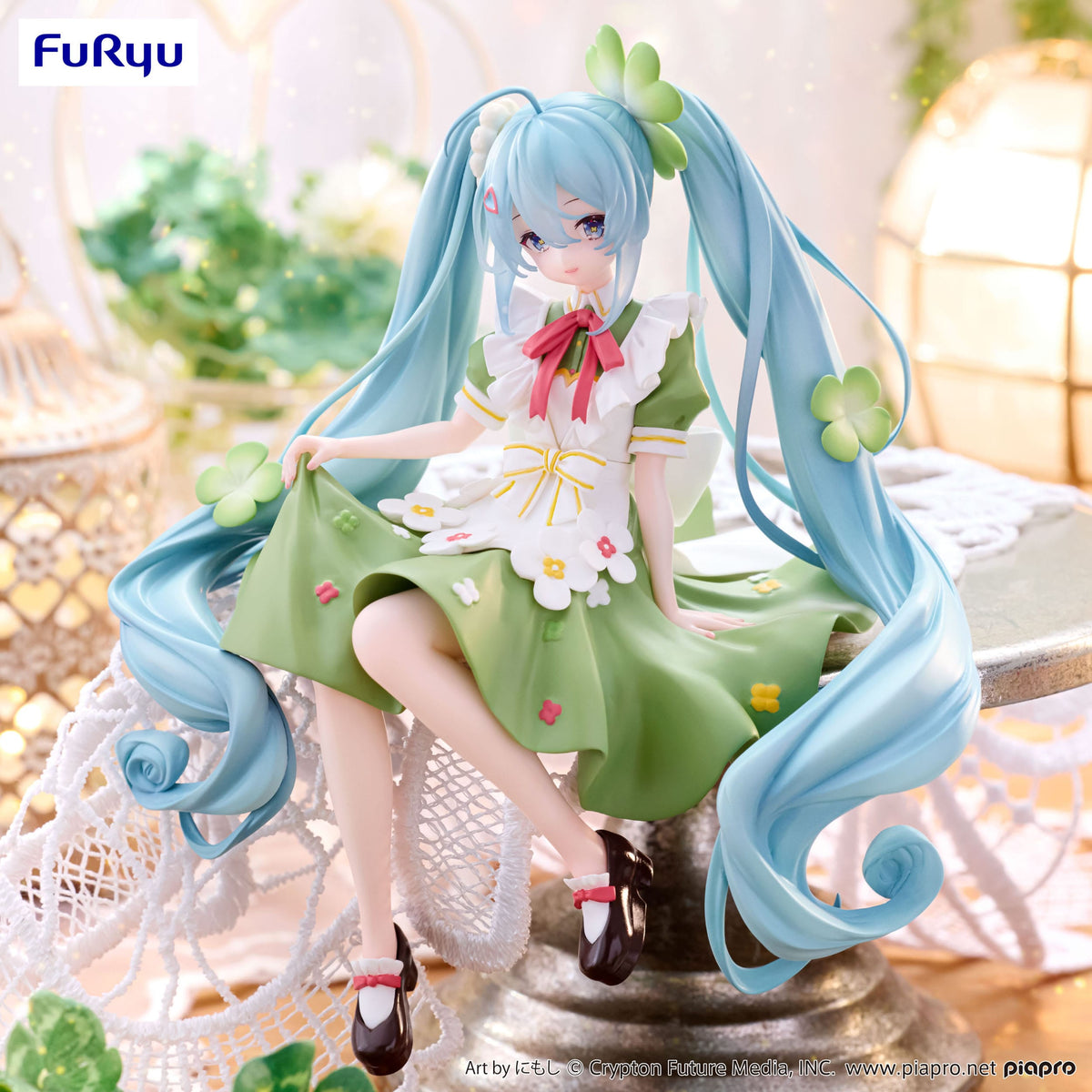 Hatsune Miku - Flower Fairy Clover - Bouchon de nouille figurine (Furyu)