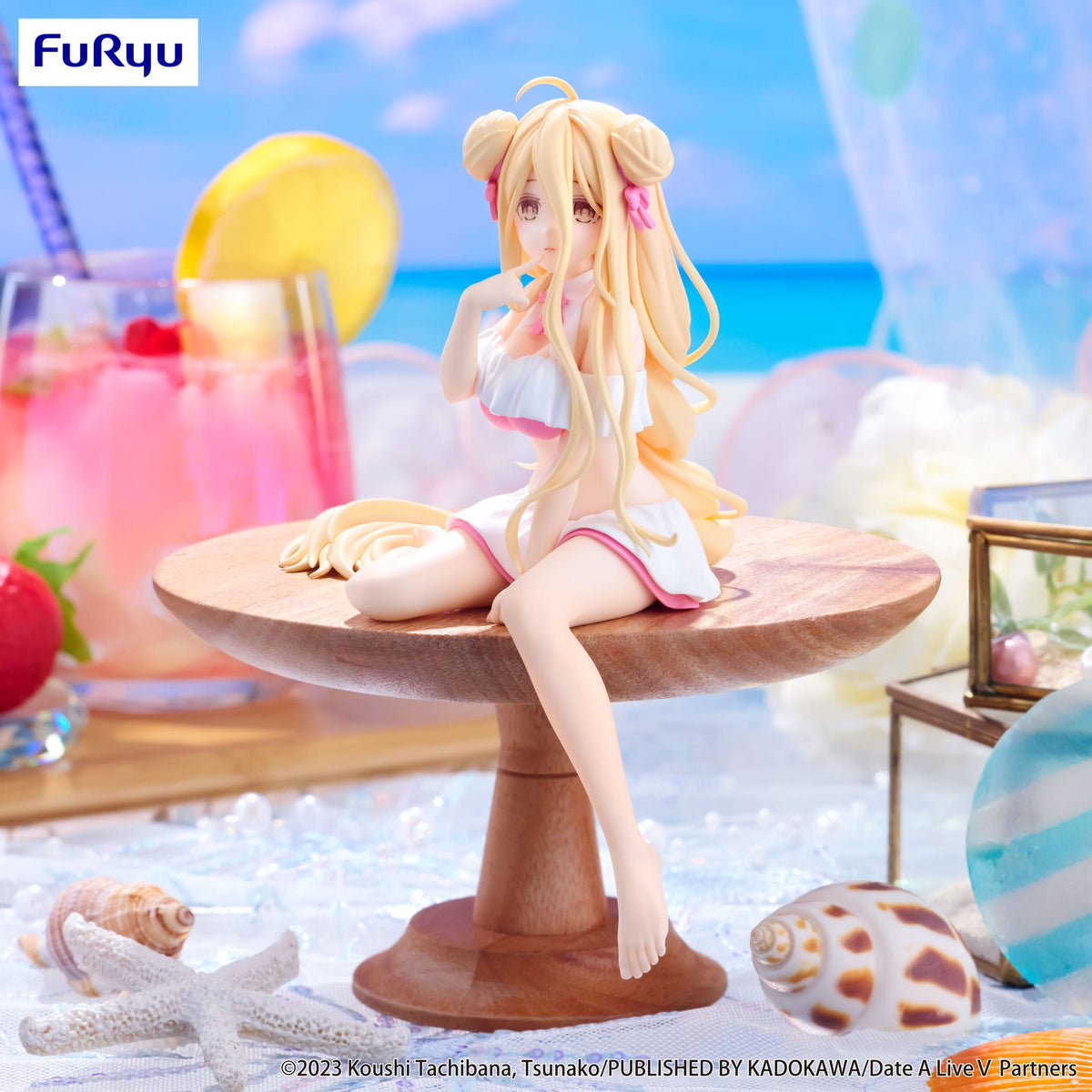 Date A Live - Mukuro Hoshimiya - Swimsuit Noodle Stopper figure (Furyu)