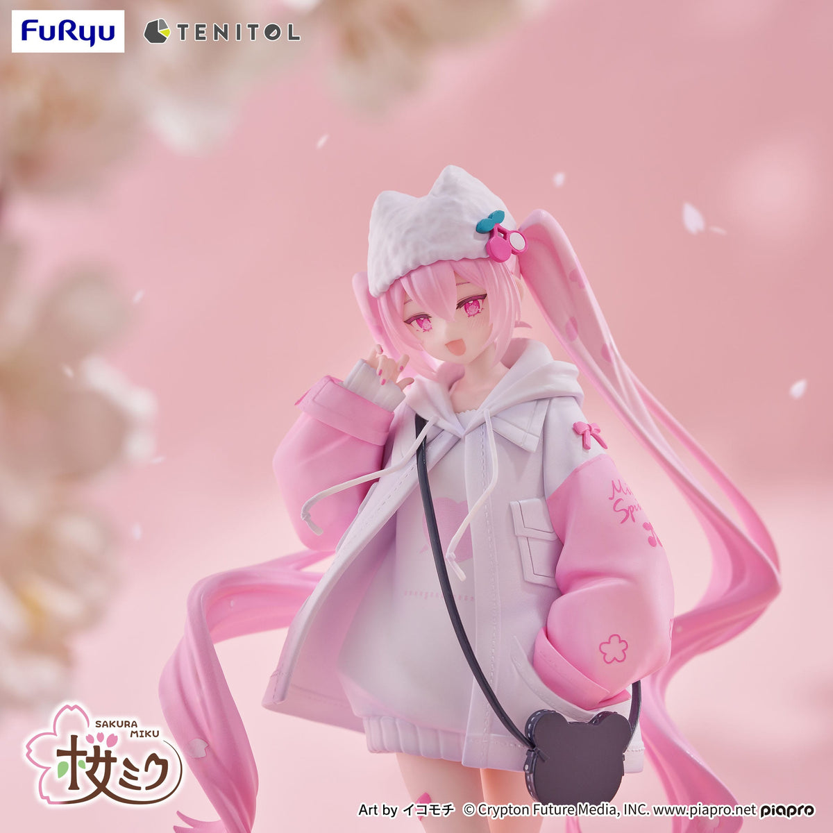 Hatsune Miku - Sakura Miku Cool Style - Tenitol Petit Figur (Furyu)