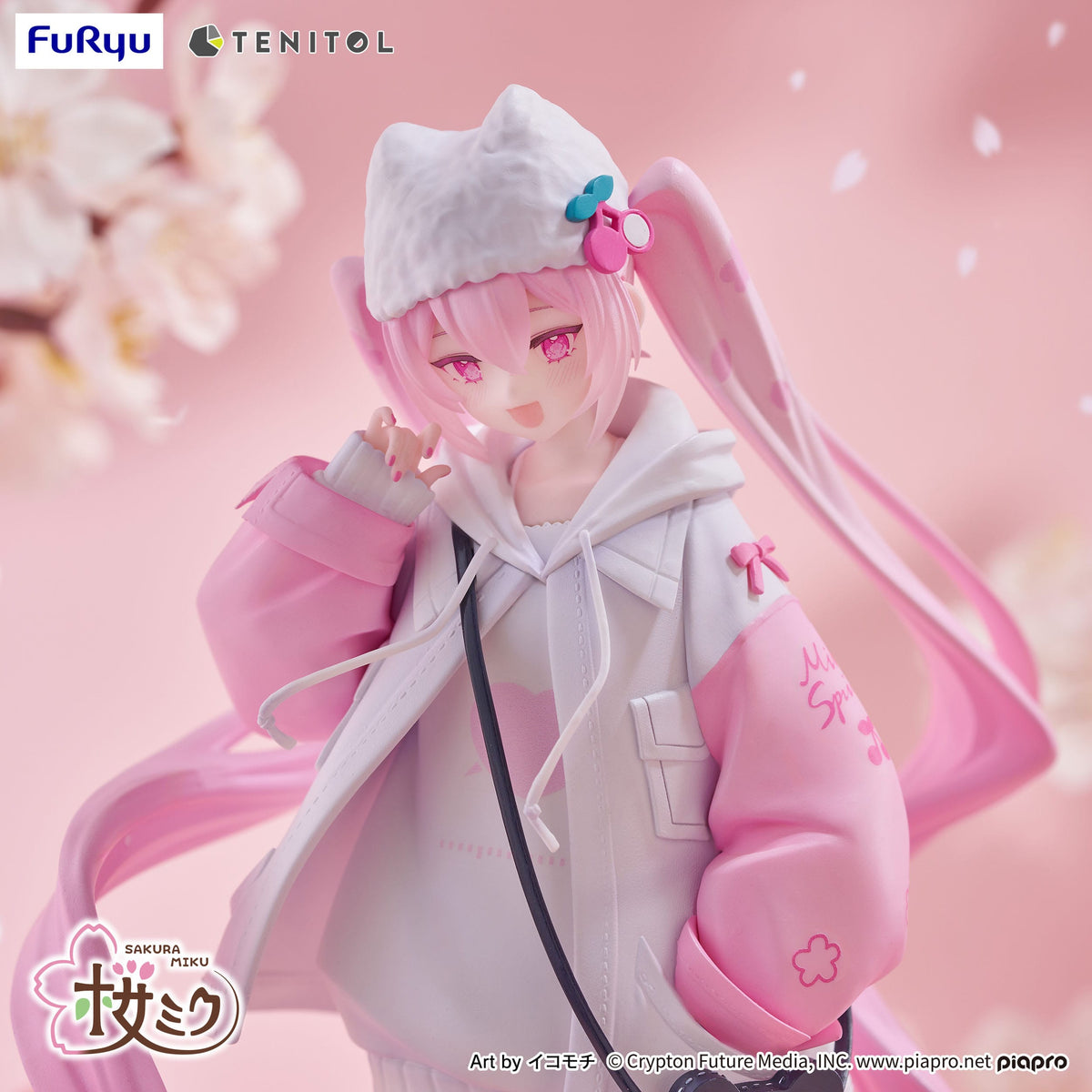 Hatsune Miku - Sakura Miku Cool Style - Tenitol Petit Figur (Furyu)
