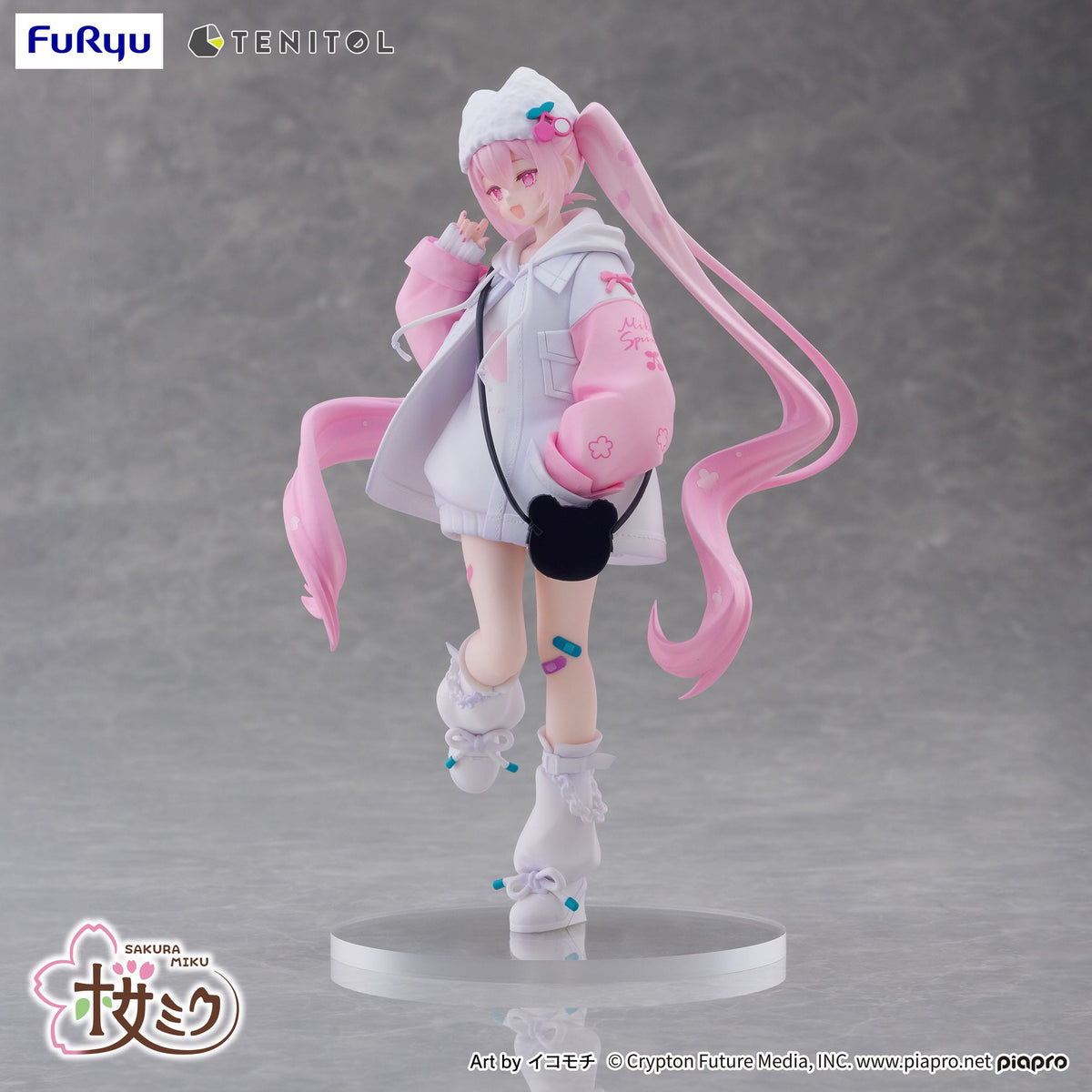 Hatsune Miku - Sakura Miku Cool Style - Tenitol Petit Figur (Furyu)