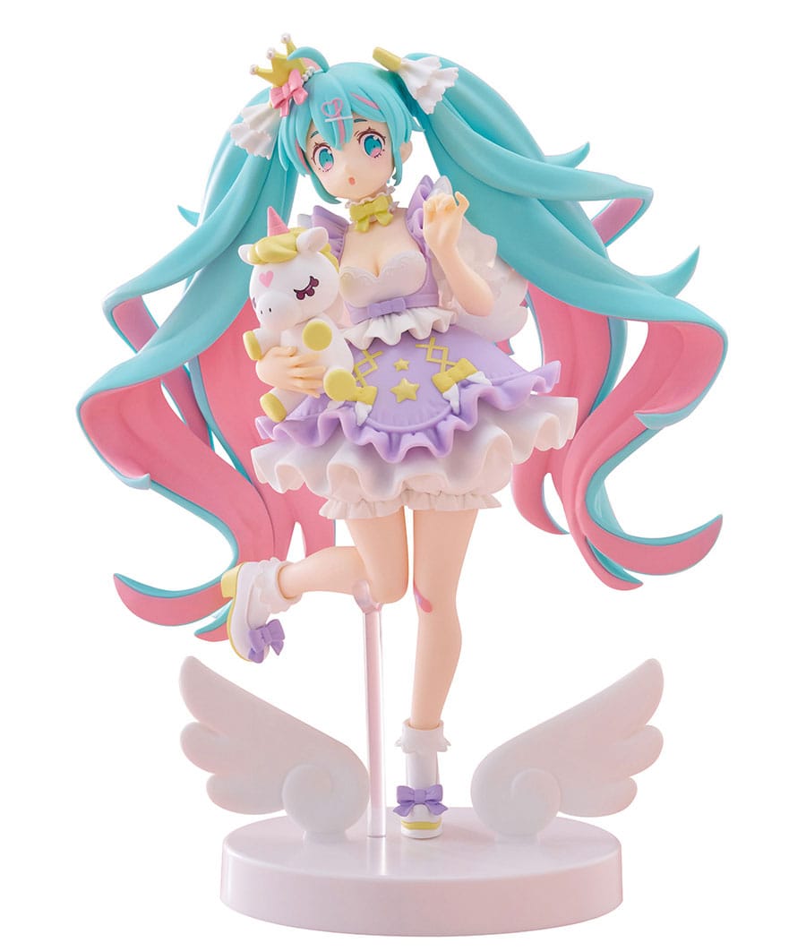 Hatsune Miku - Yumekawa Princess - Lavender Tenitol Figur (Furyu)