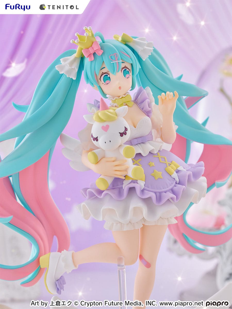 Hatsune Miku - Yumekawa Princess - Lavender Tenitol Figur (Furyu)