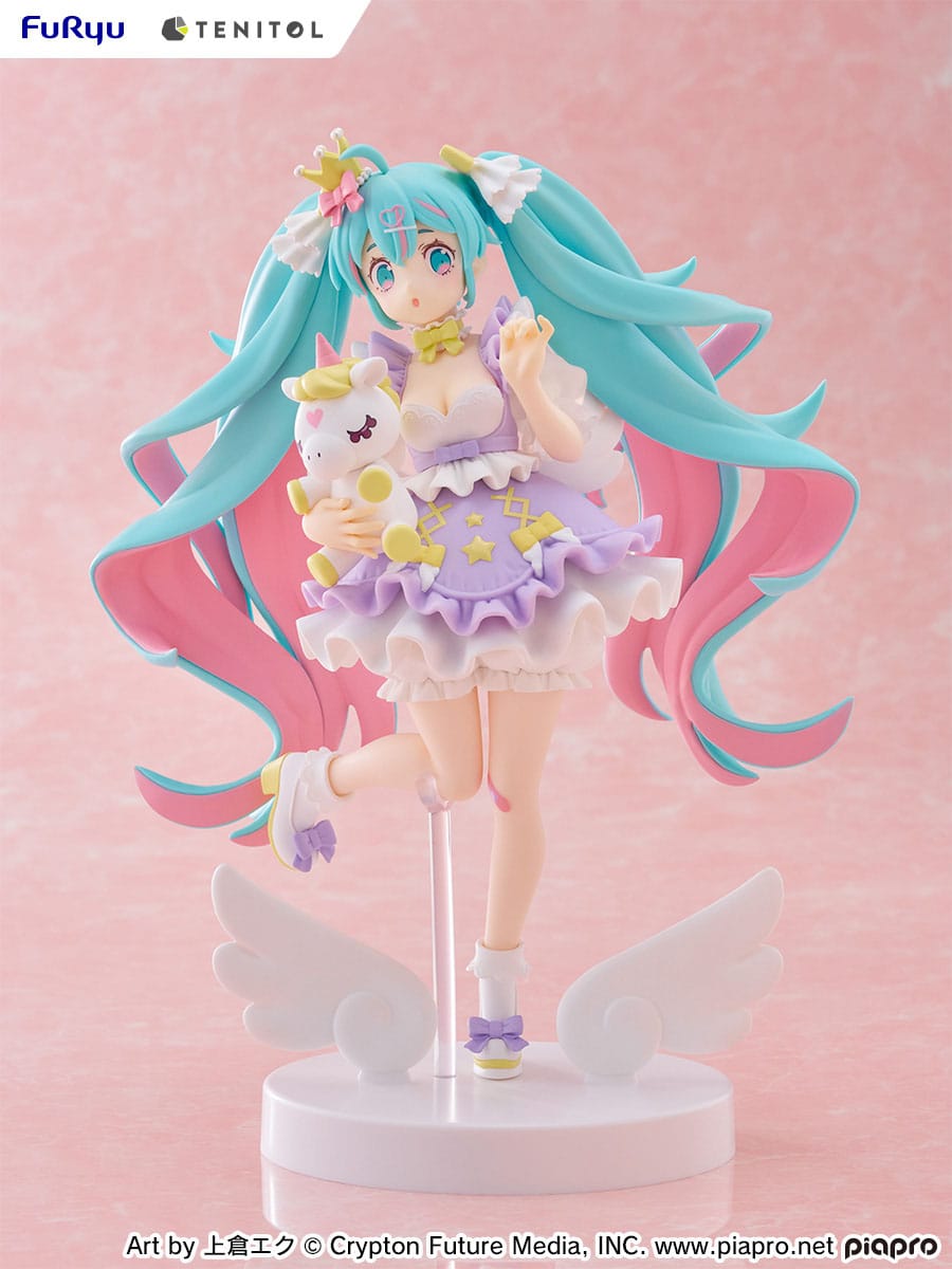 Hatsune Miku - Yumekawa Princess - Lavender Tenitol Figur (Furyu)