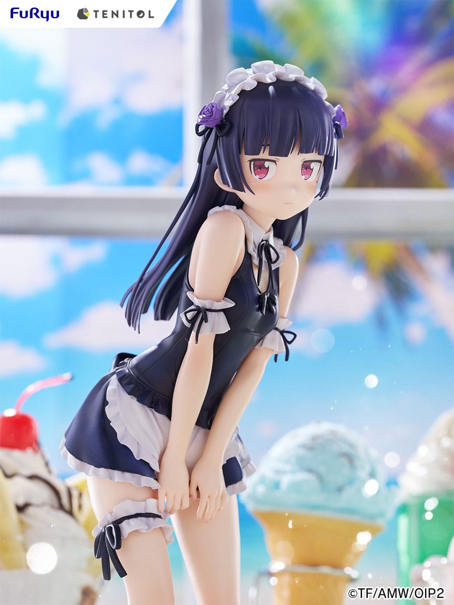 Oreimo - Ruri Gokou (Kuroneko) - Swimsuit Maid Tenitol Tall Figur (Furyu)