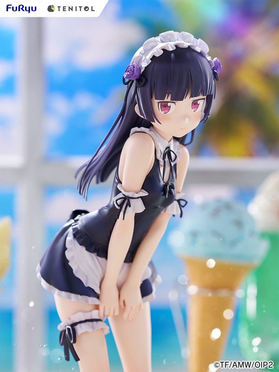 Oreimo - Ruri Gokou (Kuroneko) - Swimsuit Maid Tenitol Tall Figur (Furyu)