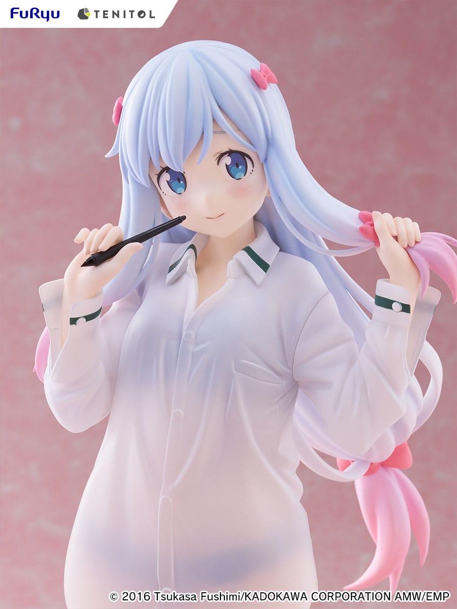 Eromanga Sensei - Sagiri Izumi - Shirts Tenitol Tall Figur (Furyu)