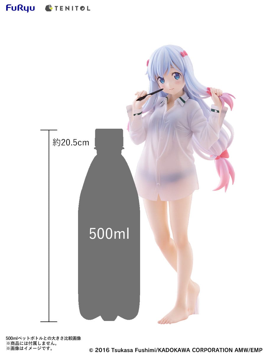 Eromanga Sensei - Sagiri Izumi - Shirts Tenitol Tall Figur (Furyu)