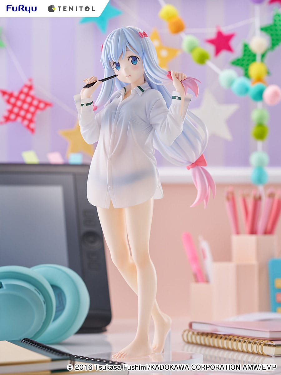 Eromanga Sensei - Sagiri Izumi - Shirts Tenitol Tall Figur (Furyu)