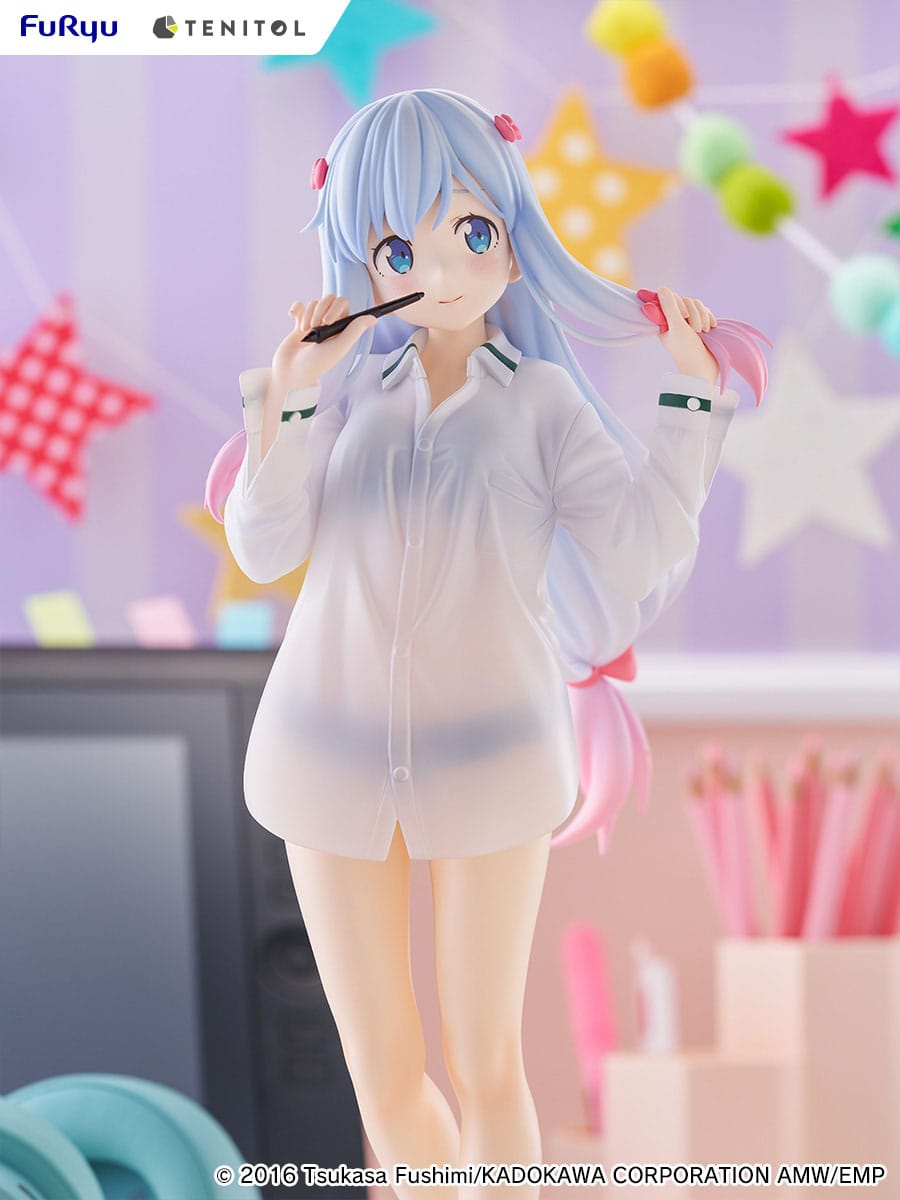Eromanga Sensei - Sagiri Izumi - Shirts Tenitol Tall Figur (Furyu)