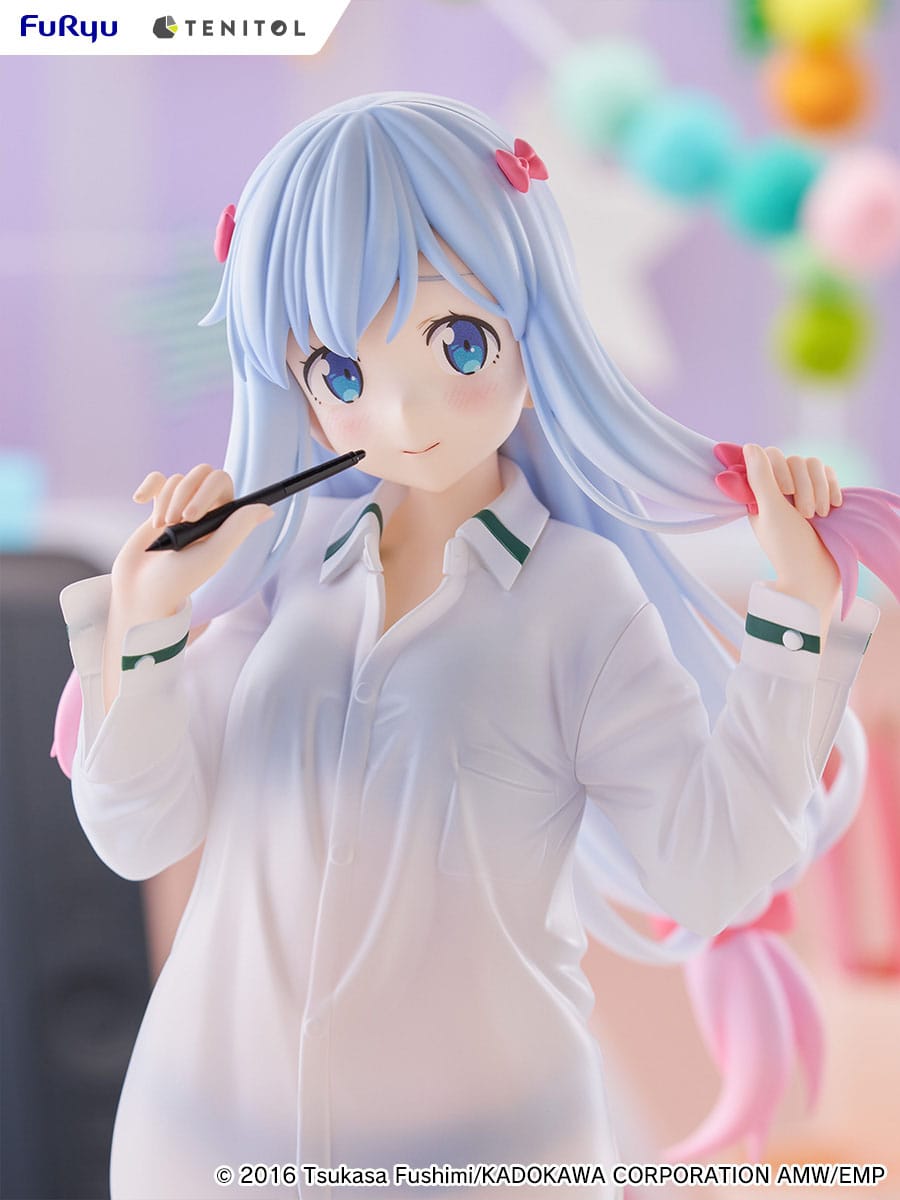Eromanga Sensei - Sagiri Izumi - Shirts Tenitol Tall Figur (Furyu)