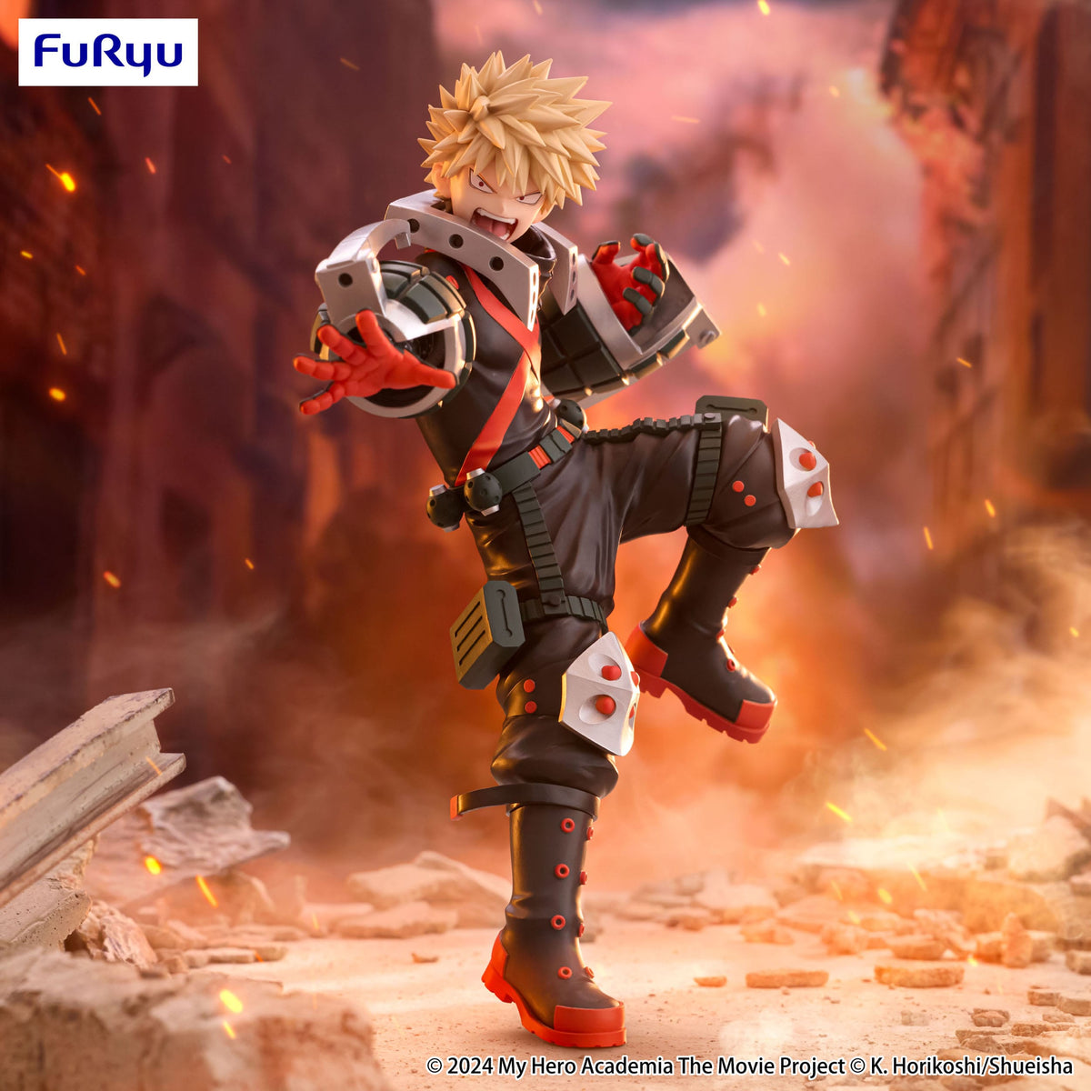 Mi héroe academia: eres el siguiente - katsuki bakugo - trio -try -it figura (Furyu)