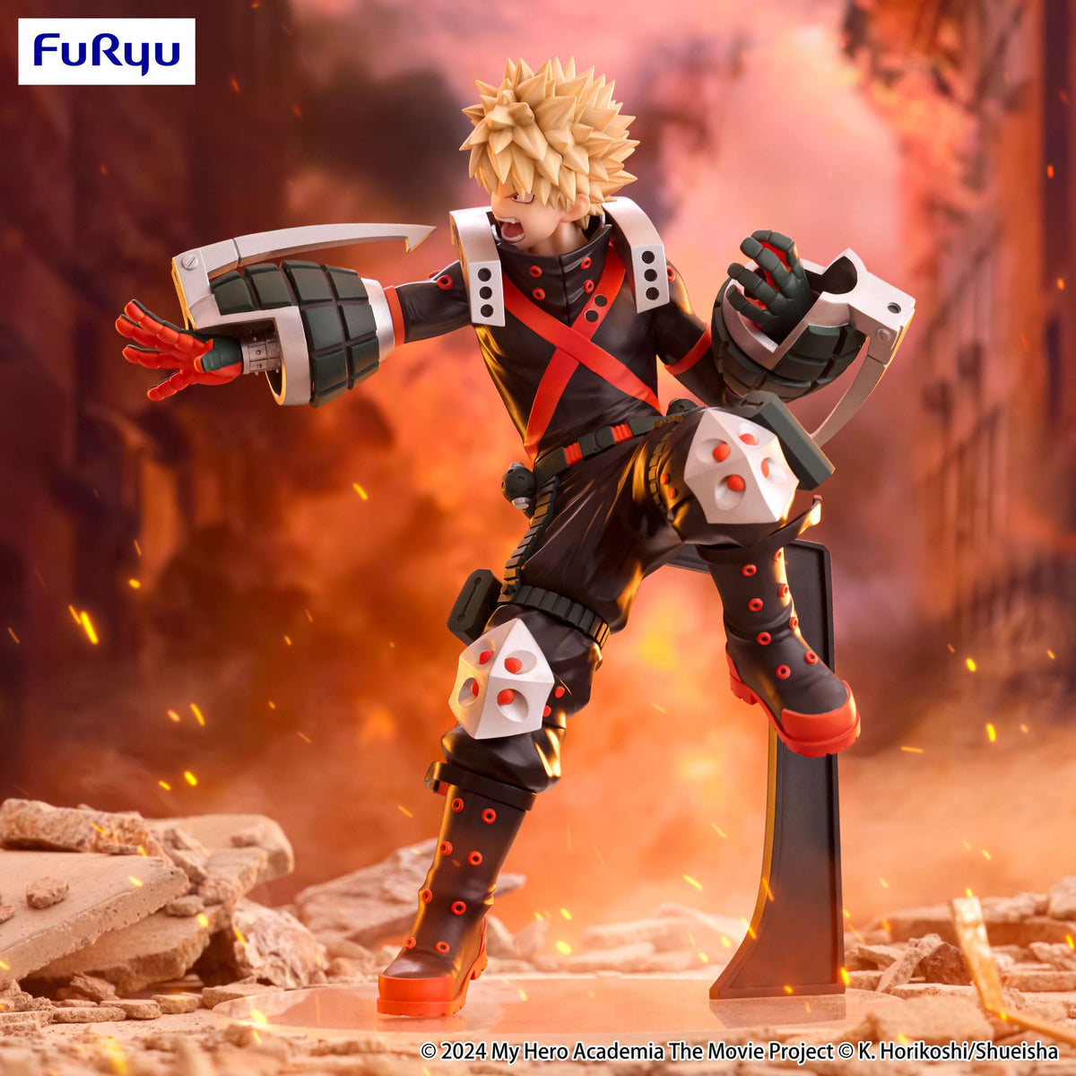 Mi héroe academia: eres el siguiente - katsuki bakugo - trio -try -it figura (Furyu)