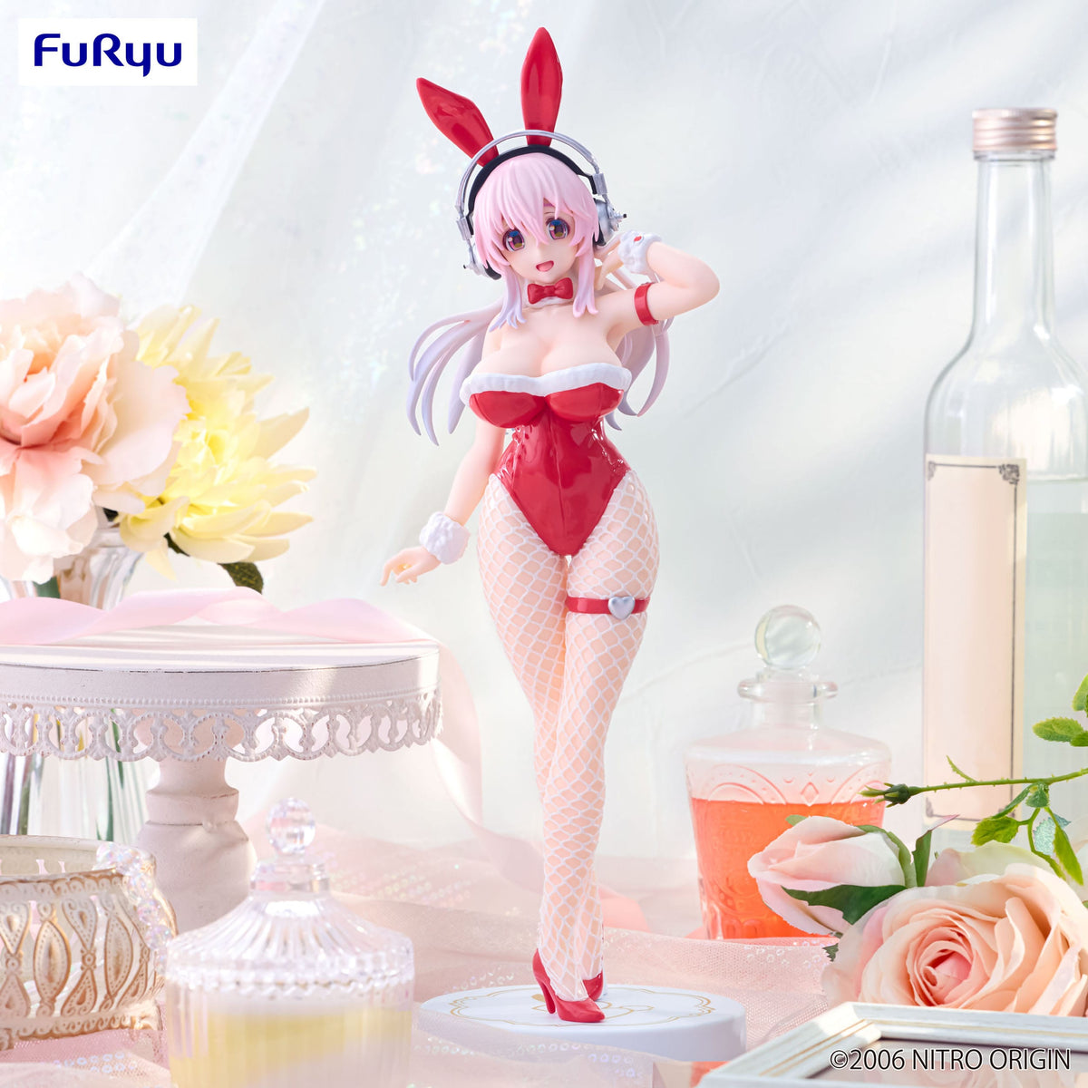 Super Sonico - Super Sonico - Red Color Bicute Bunnies figure (Furyu)