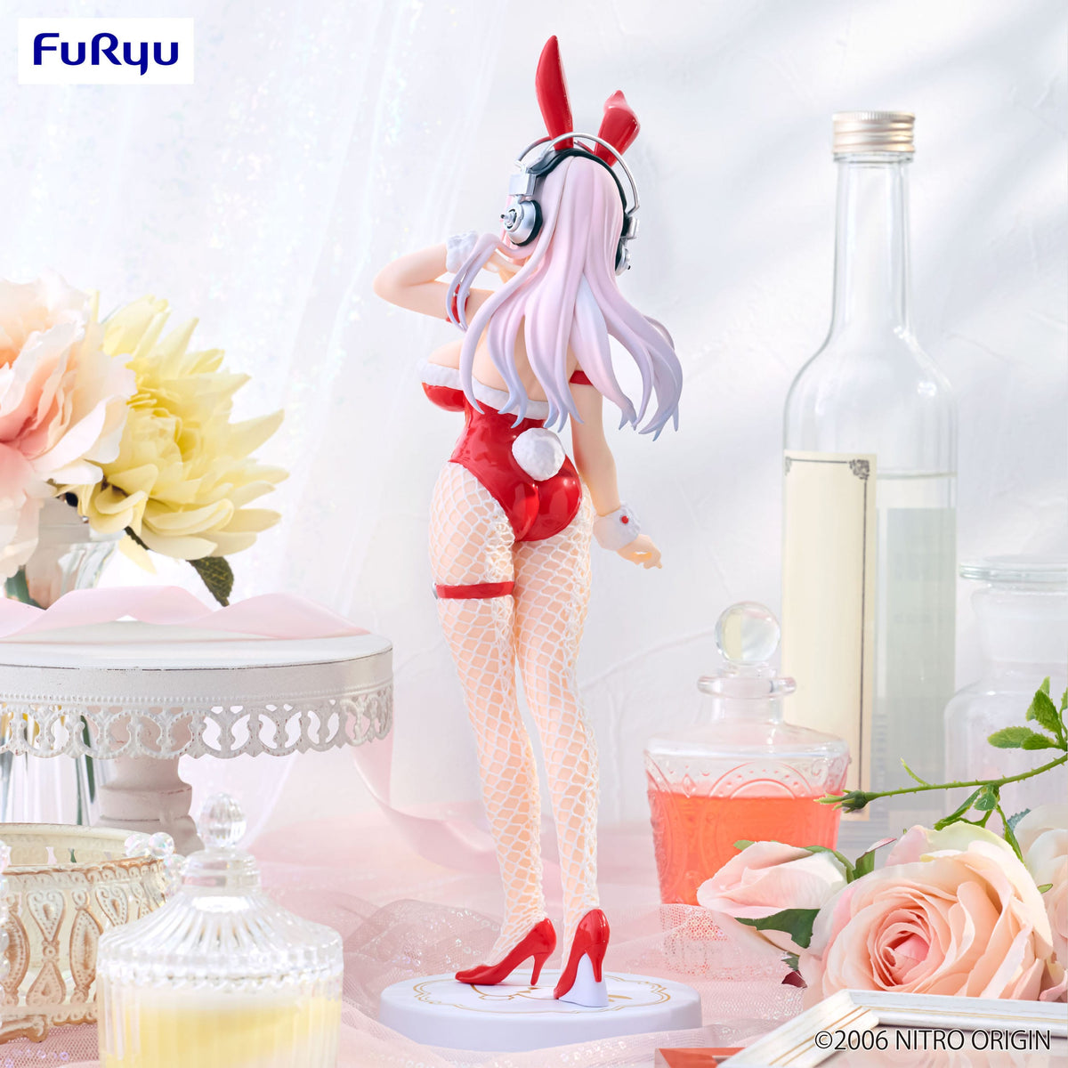 Super Sonico - Super Sonico - Red Color Bicute Bunnies figure (Furyu)