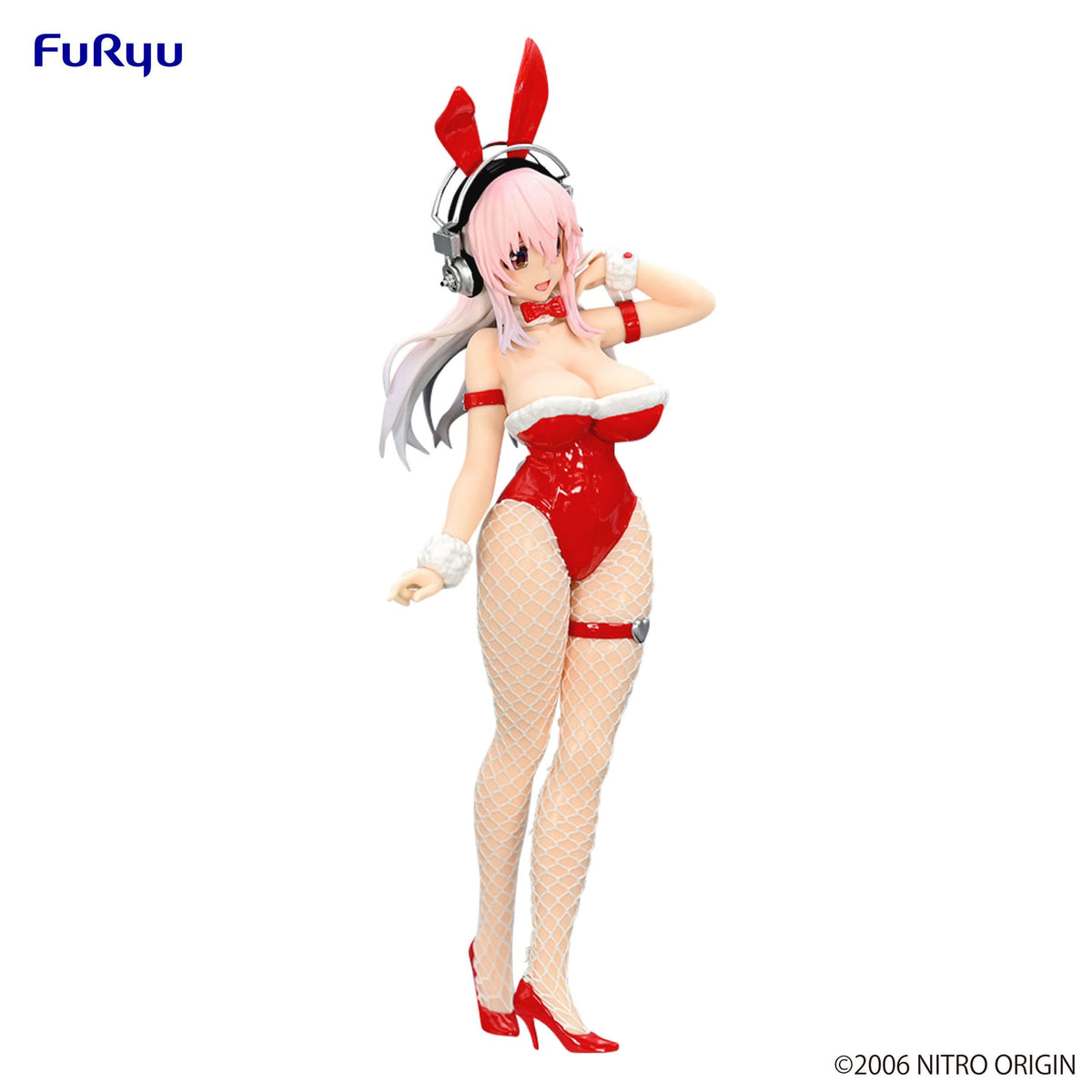 Super Sonico - Super Sonico - Red Color Bicute Bunnies figure (Furyu)