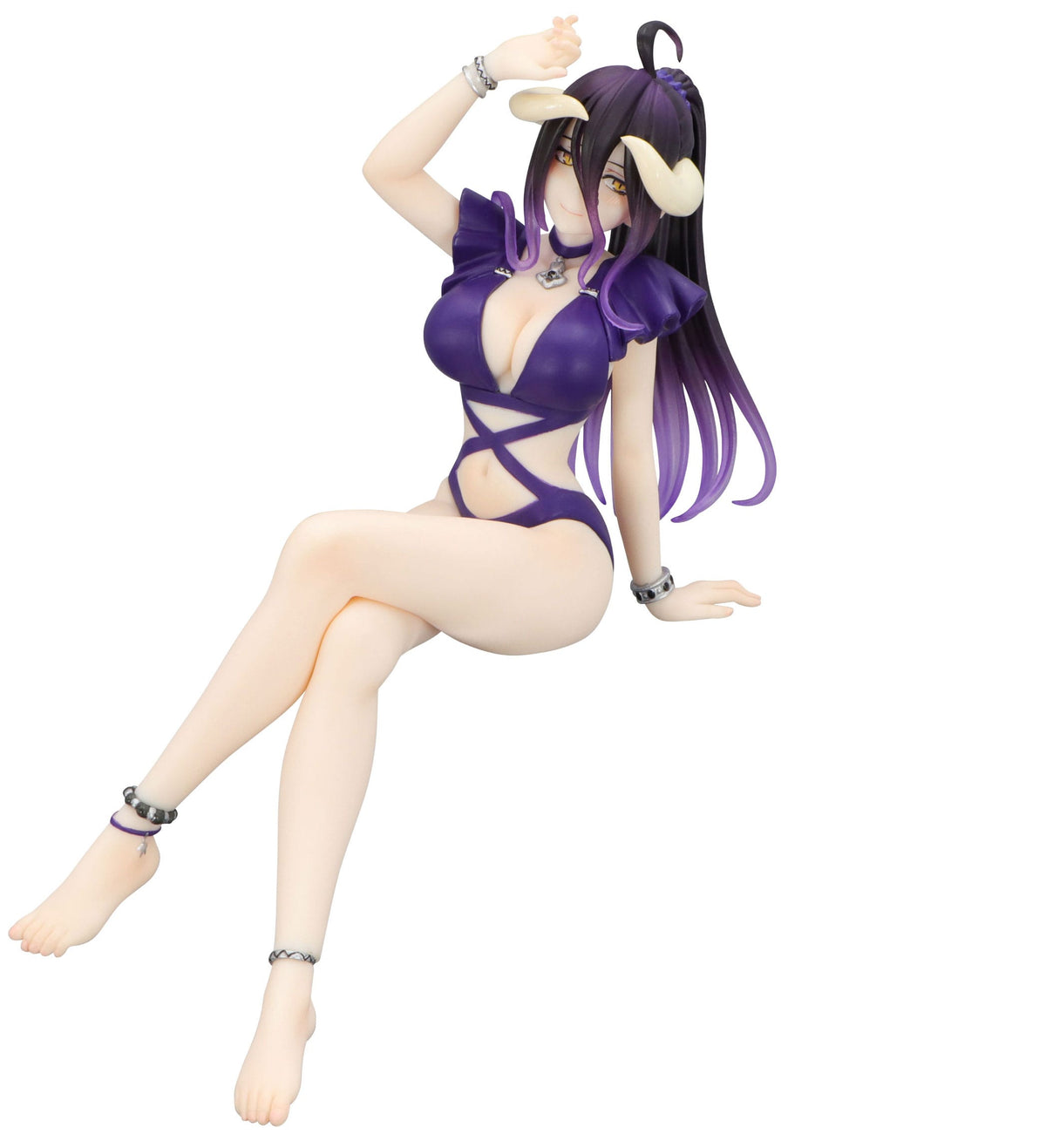 Overlord - Albedo - Swimsuit Dark Purple Color Noodle Stopper Figur Furyu)