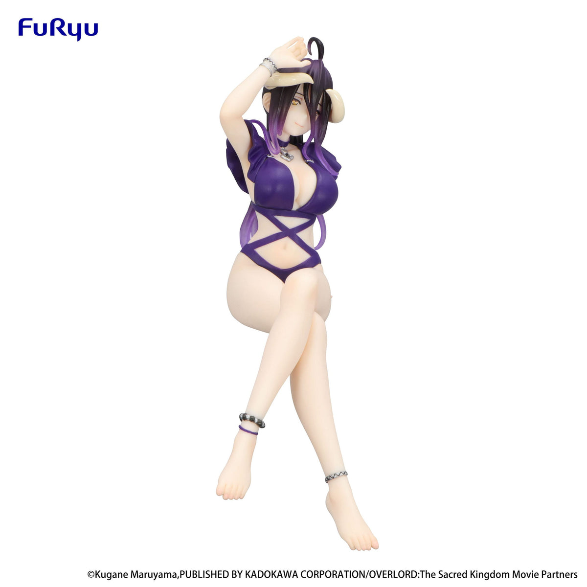 Overlord - Albedo - Swimsuit Dark Purple Color Noodle Stopper Figur Furyu)