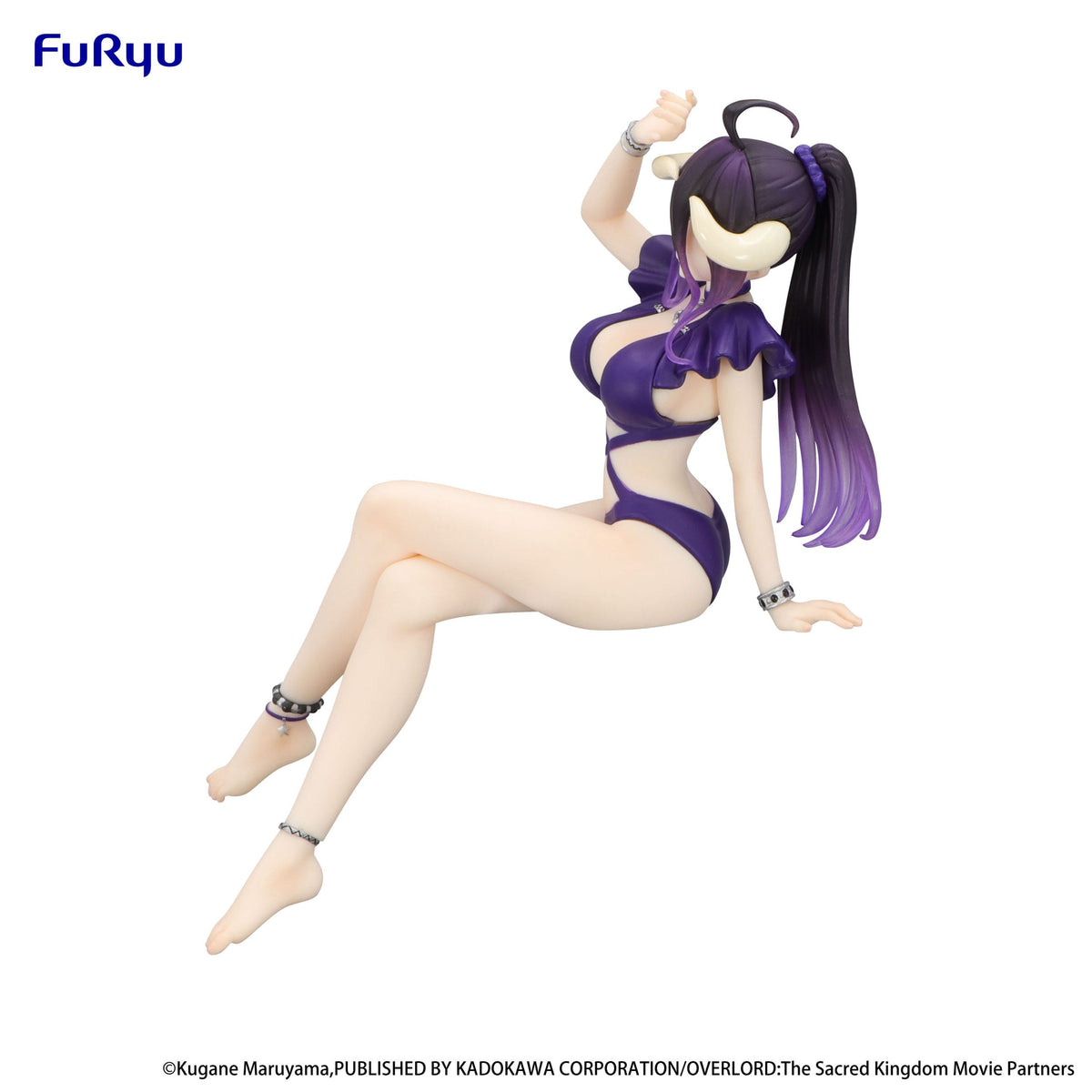 Overlord - Albedo - Swimsuit Dark Purple Color Noodle Stopper Figur Furyu)