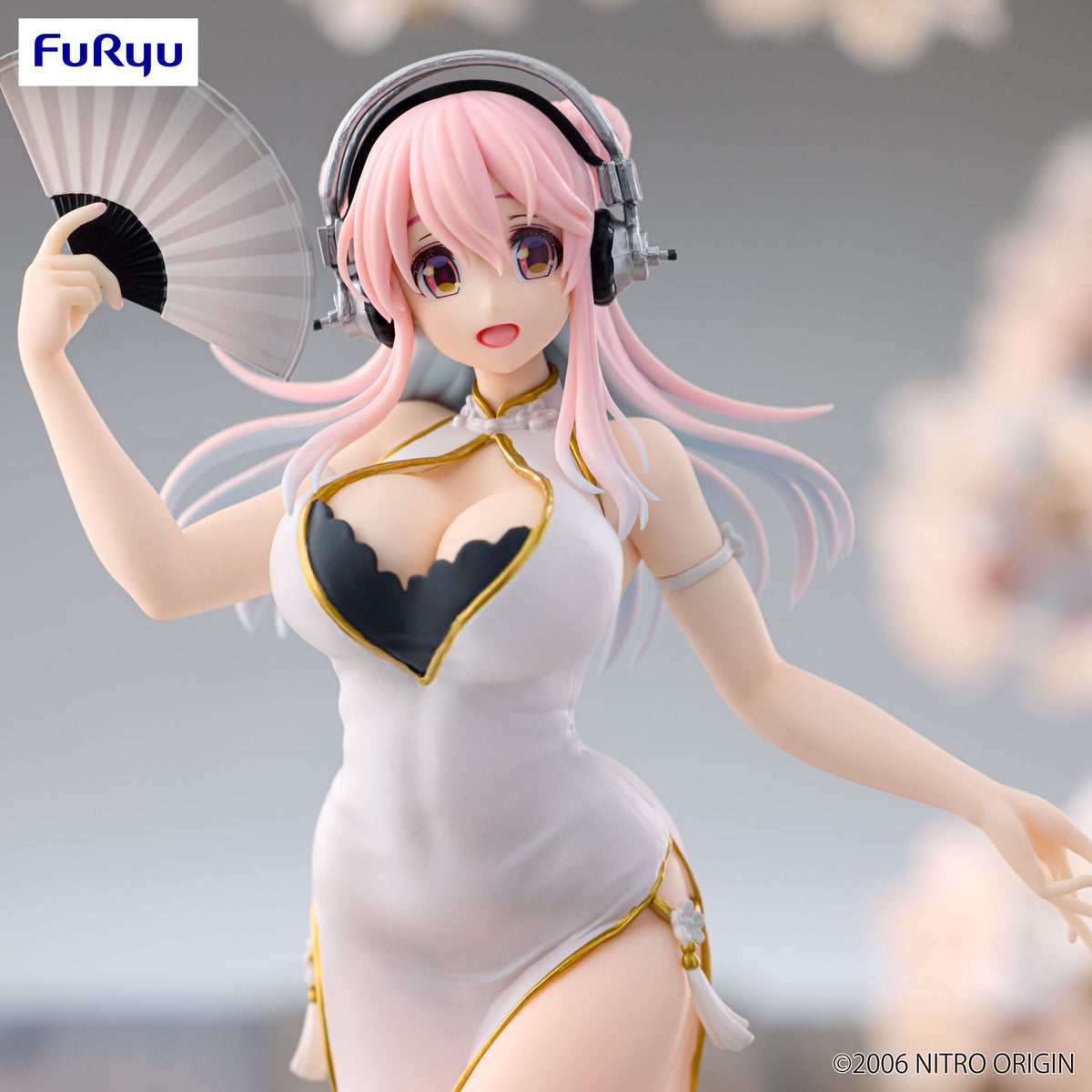 Super Sonico - Super Sonico - White China Dress Trio-Try-iT Figur (Furyu)