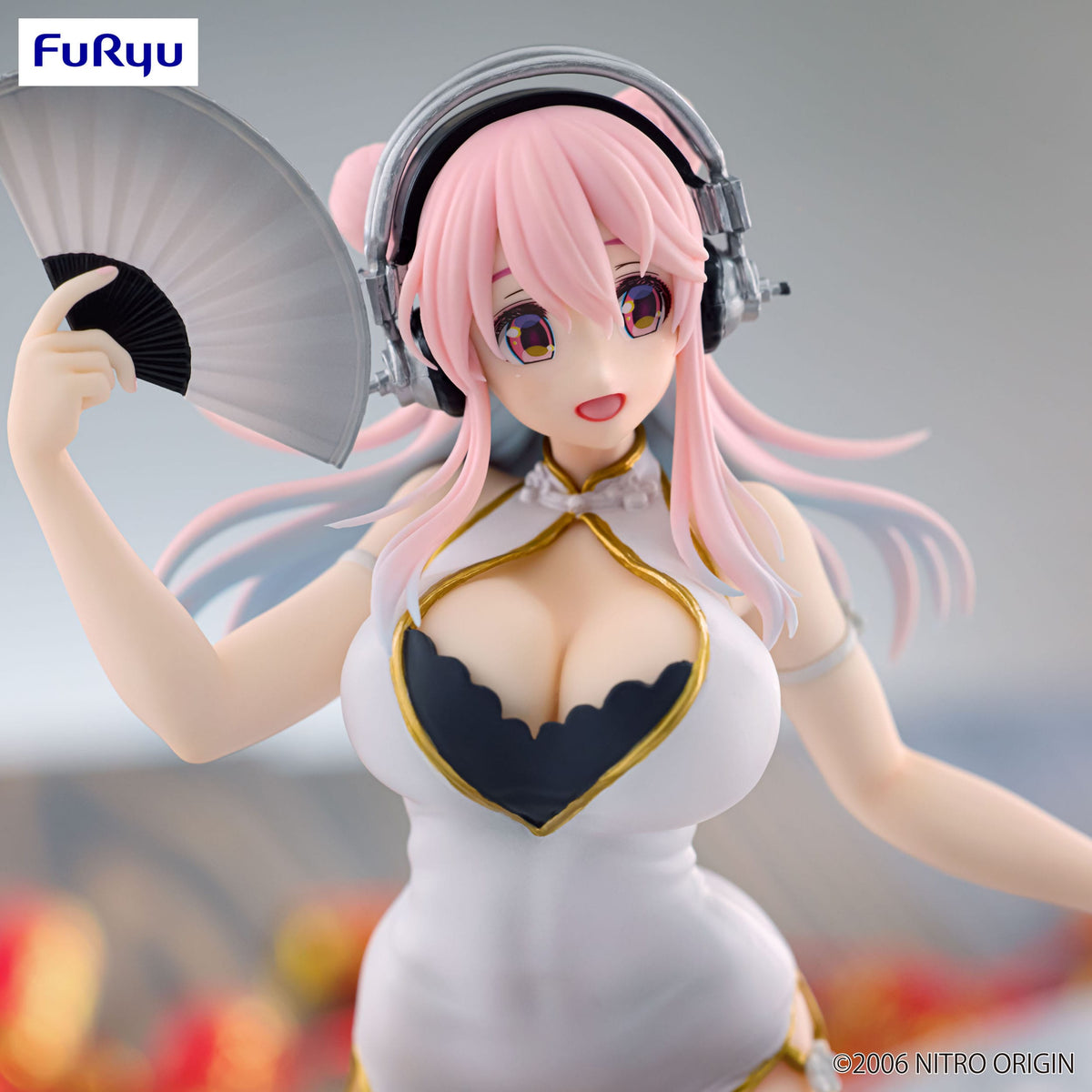 Super Sonico - Super Sonico - White China Dress Trio-Try-iT Figur (Furyu)