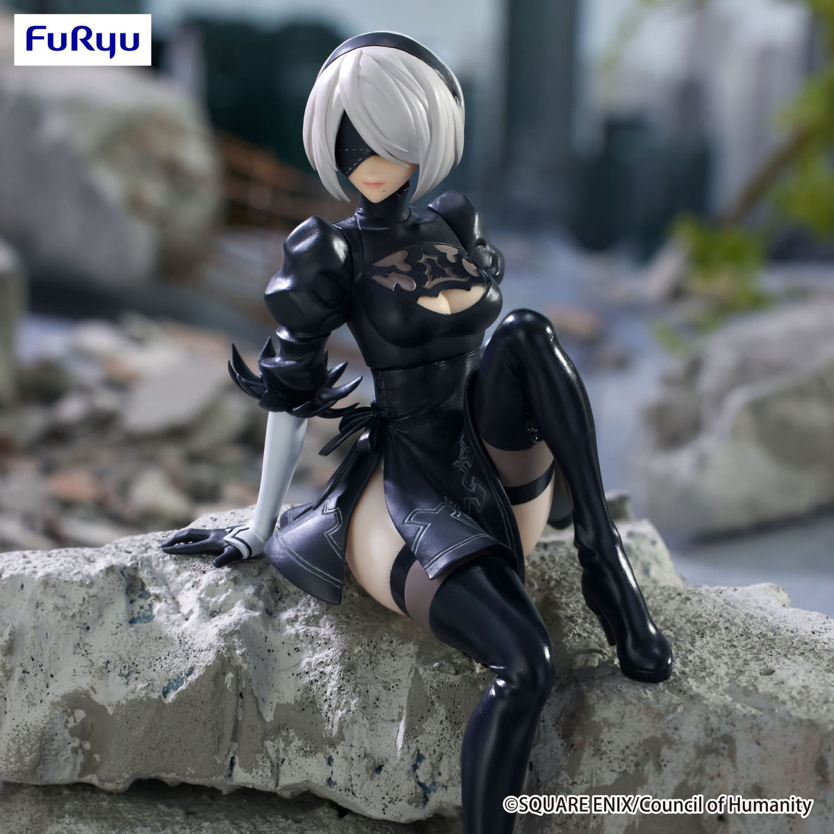 NieR:Automata Ver1.1a - 2B (YoRHa No.2 Type B) - Noodle Stopper Figur (Furyu) (re-run)