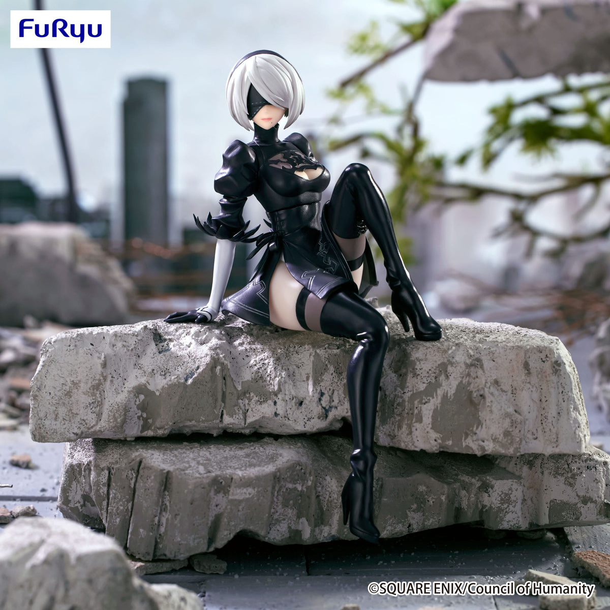 NieR:Automata Ver1.1a - 2B (YoRHa No.2 Type B) - Noodle Stopper Figur (Furyu) (re-run)