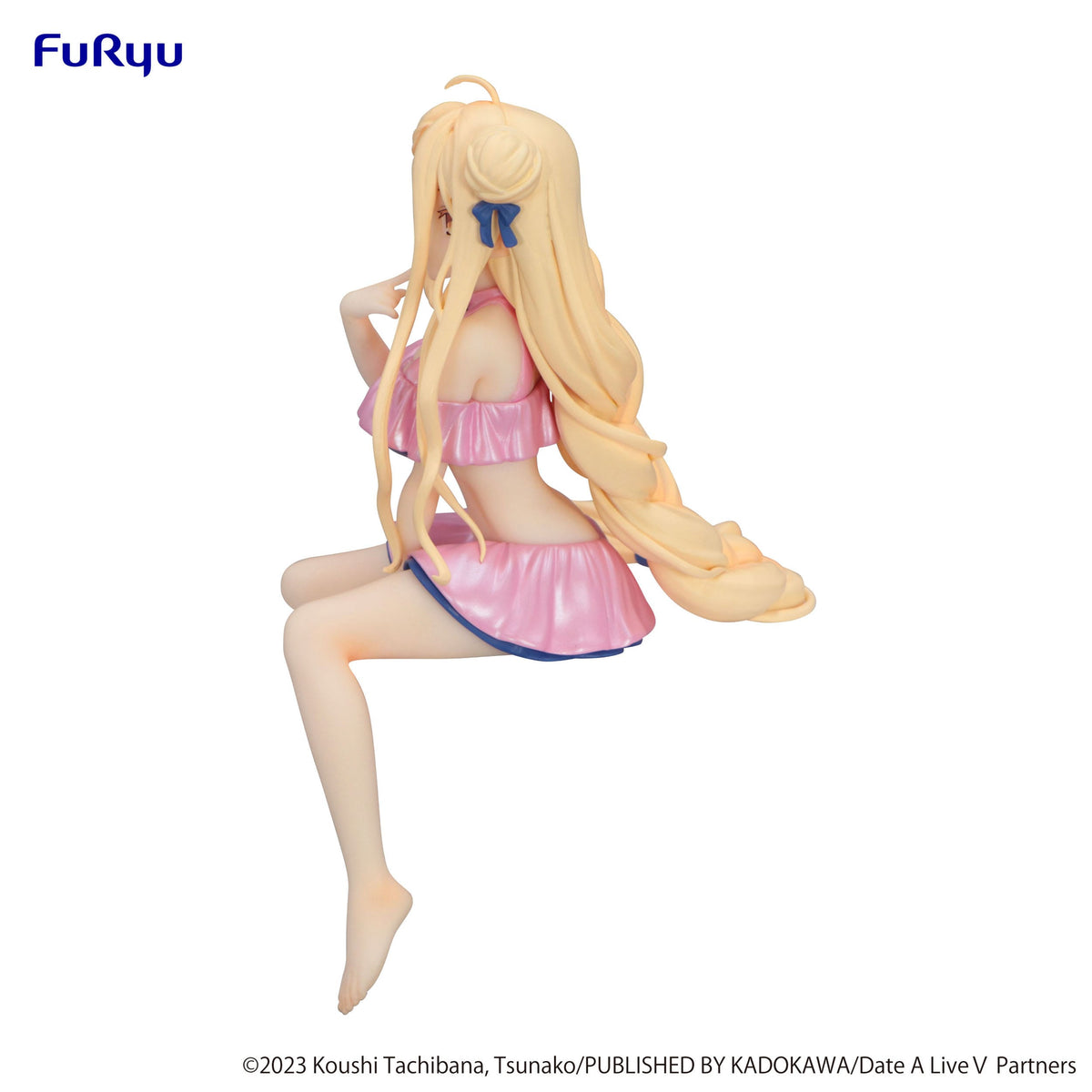Date A Live V - Mukuro Hoshimiya - Swimsuit Pastel Pink Color - Noodle Stopper Figur (Furyu)