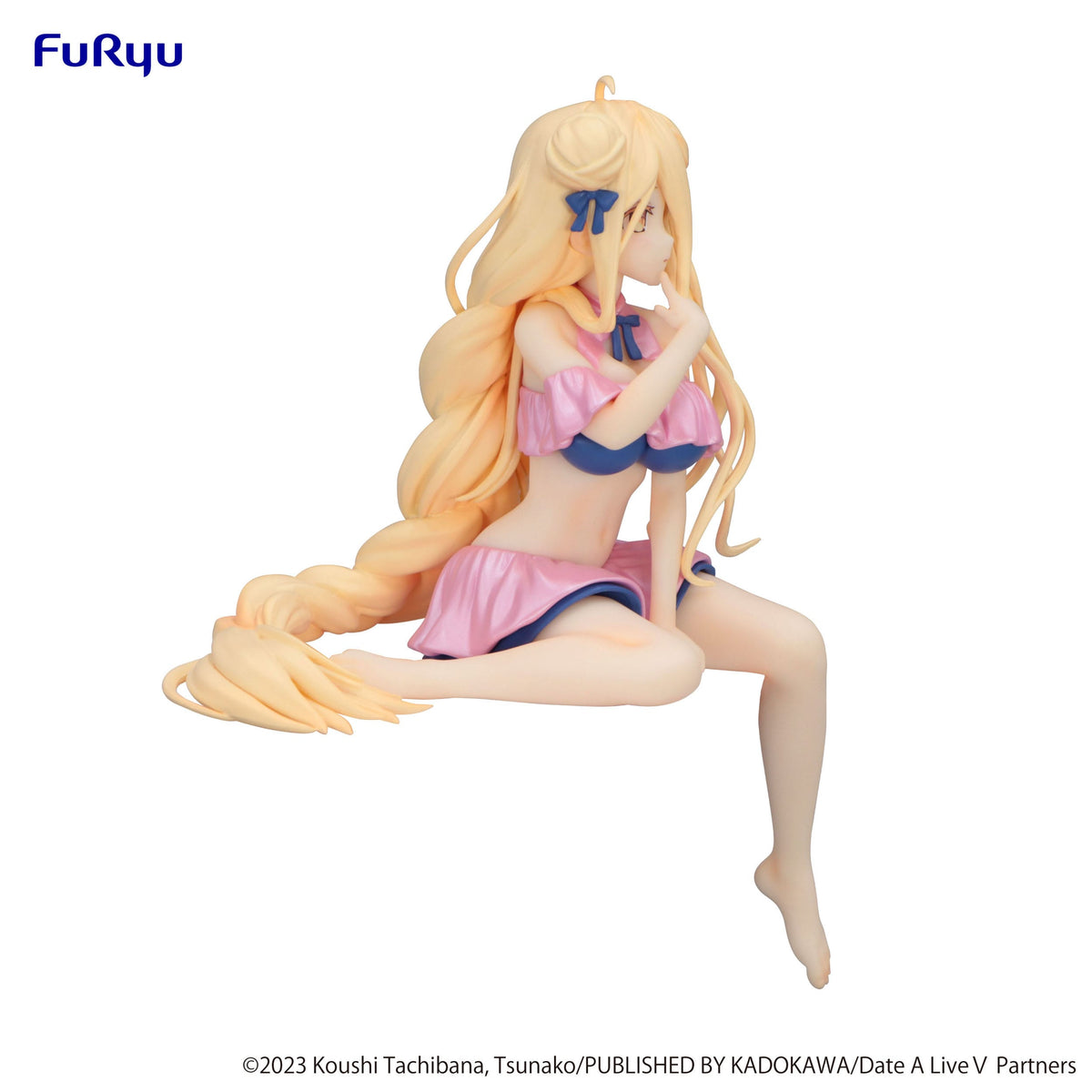 Date A Live V - Mukuro Hoshimiya - Swimsuit Pastel Pink Color - Noodle Stopper Figur (Furyu)