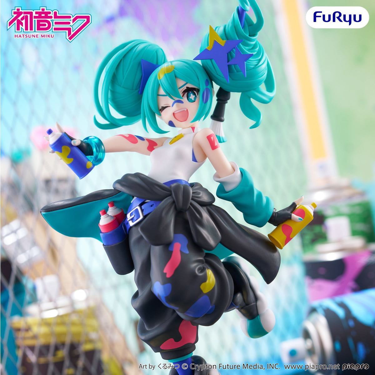 Hatsune Miku - Paint Girl Another Color - Muchute Figur (Furyu)