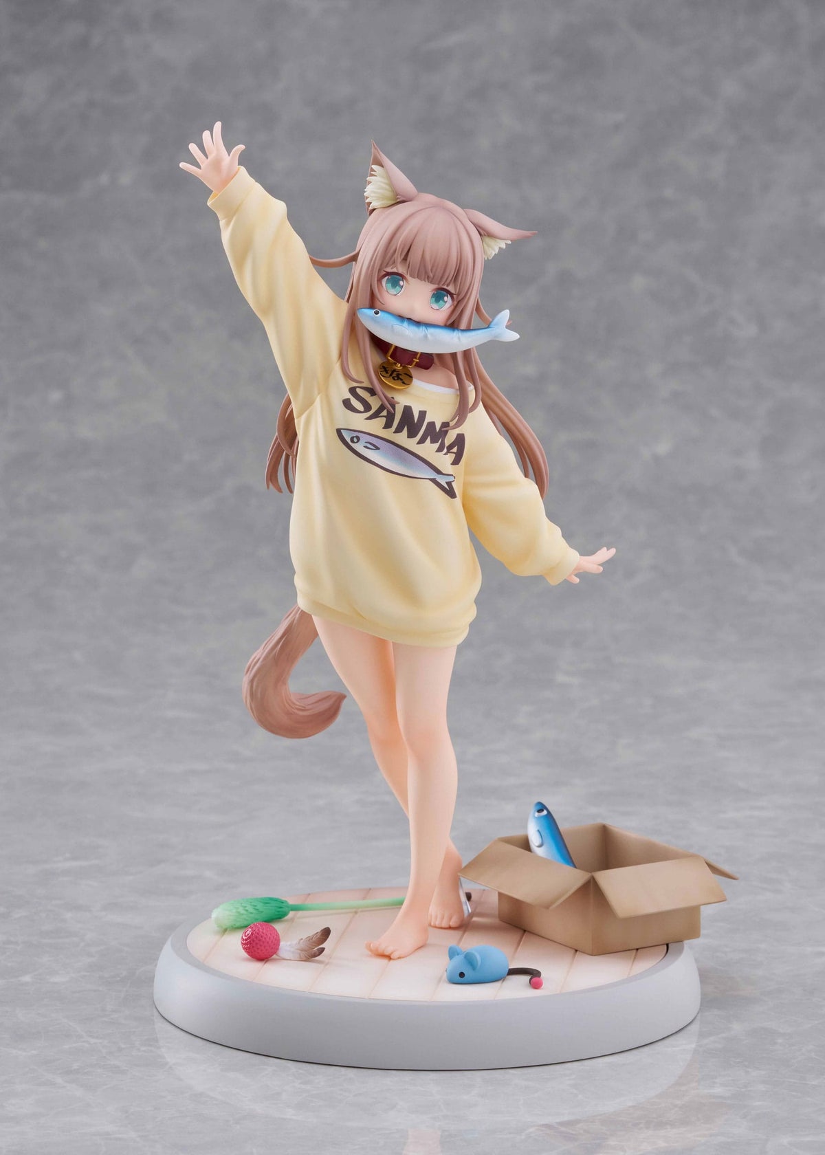 My Cat Is a Kawaii Girl - Kinako - Play With Version - AmiAmi Limited Edition Figur 1/6 (Golden Head)