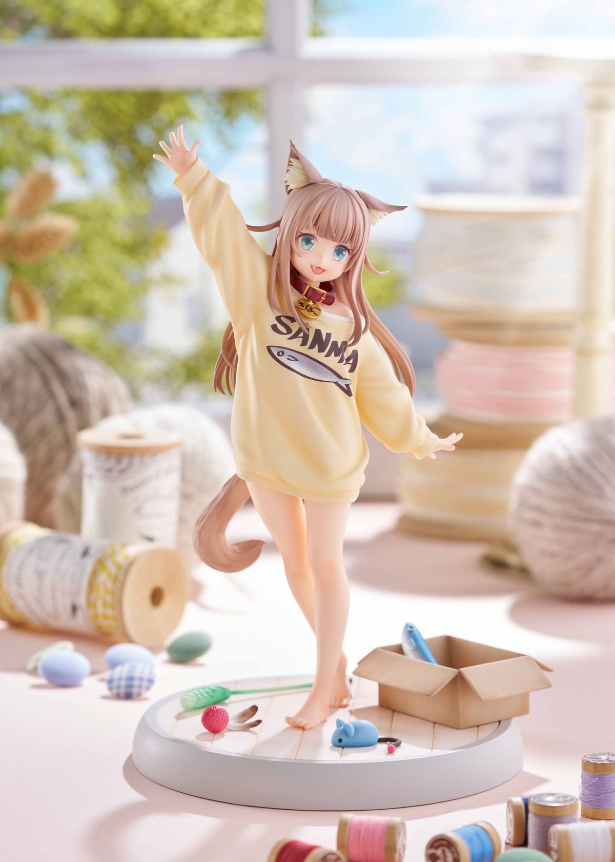 My Cat Is a Kawaii Girl - Kinako - Play With Version - AmiAmi Limited Edition Figur 1/6 (Golden Head)