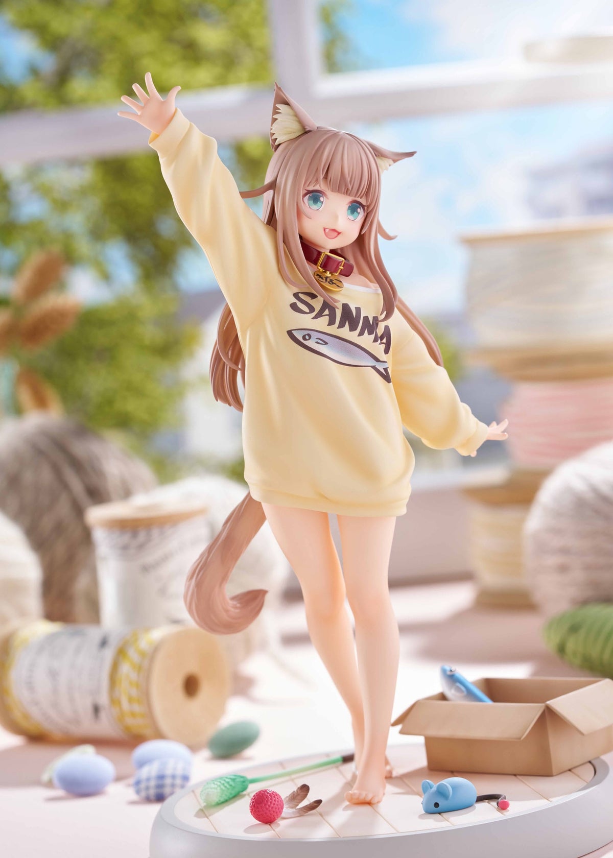 My Cat Is a Kawaii Girl - Kinako - Play With Version - AmiAmi Limited Edition Figur 1/6 (Golden Head)