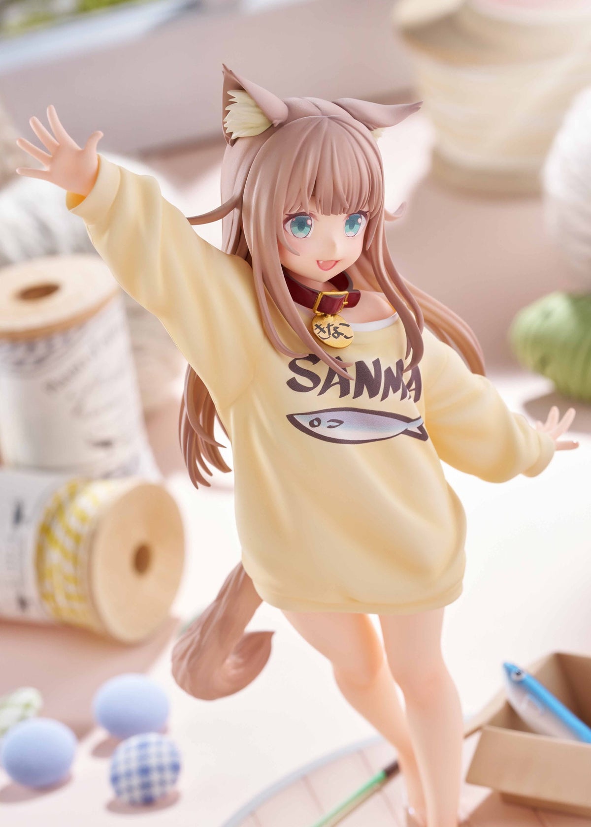 My Cat Is a Kawaii Girl - Kinako - Play With Version - AmiAmi Limited Edition Figur 1/6 (Golden Head)