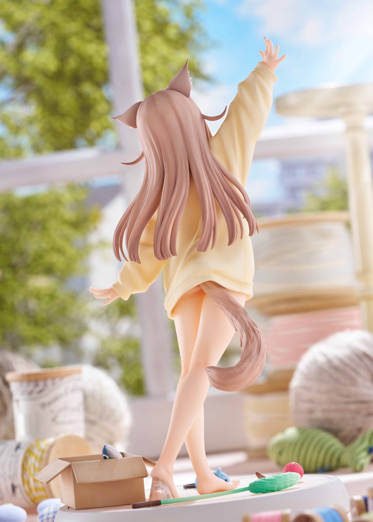 My Cat Is a Kawaii Girl - Kinako - Play With Version - AmiAmi Limited Edition Figur 1/6 (Golden Head)