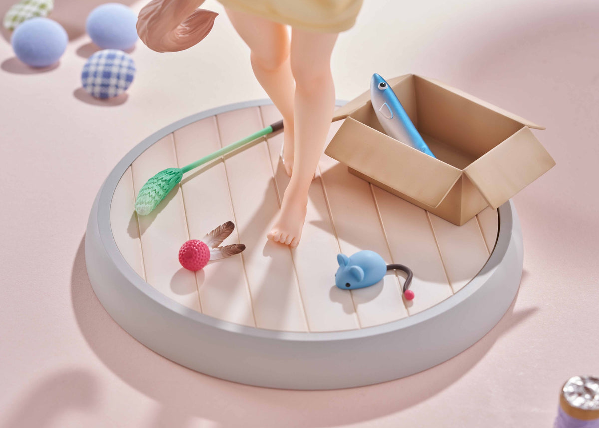 My Cat Is a Kawaii Girl - Kinako - Play With Version - AmiAmi Limited Edition Figur 1/6 (Golden Head)