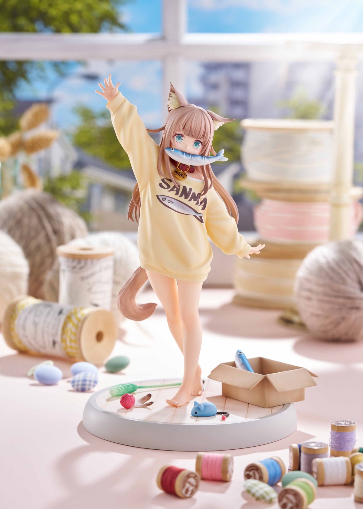 My Cat Is a Kawaii Girl - Kinako - Play With Version - AmiAmi Limited Edition Figur 1/6 (Golden Head)