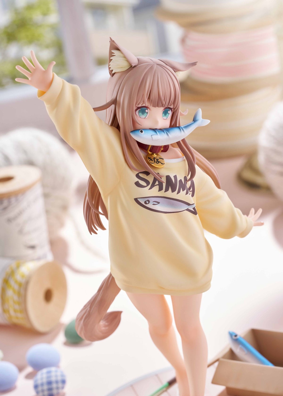 My Cat Is a Kawaii Girl - Kinako - Play With Version - AmiAmi Limited Edition Figur 1/6 (Golden Head)